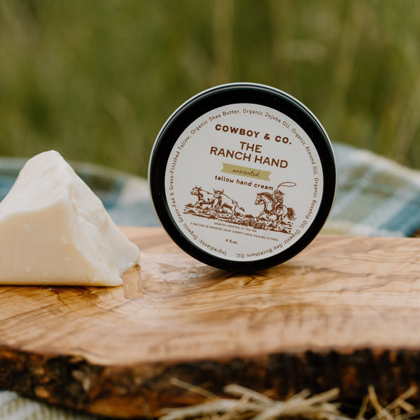 The Ranch Hand™ - Organic Unscented Whipped Tallow Hand Cream - My American Goods