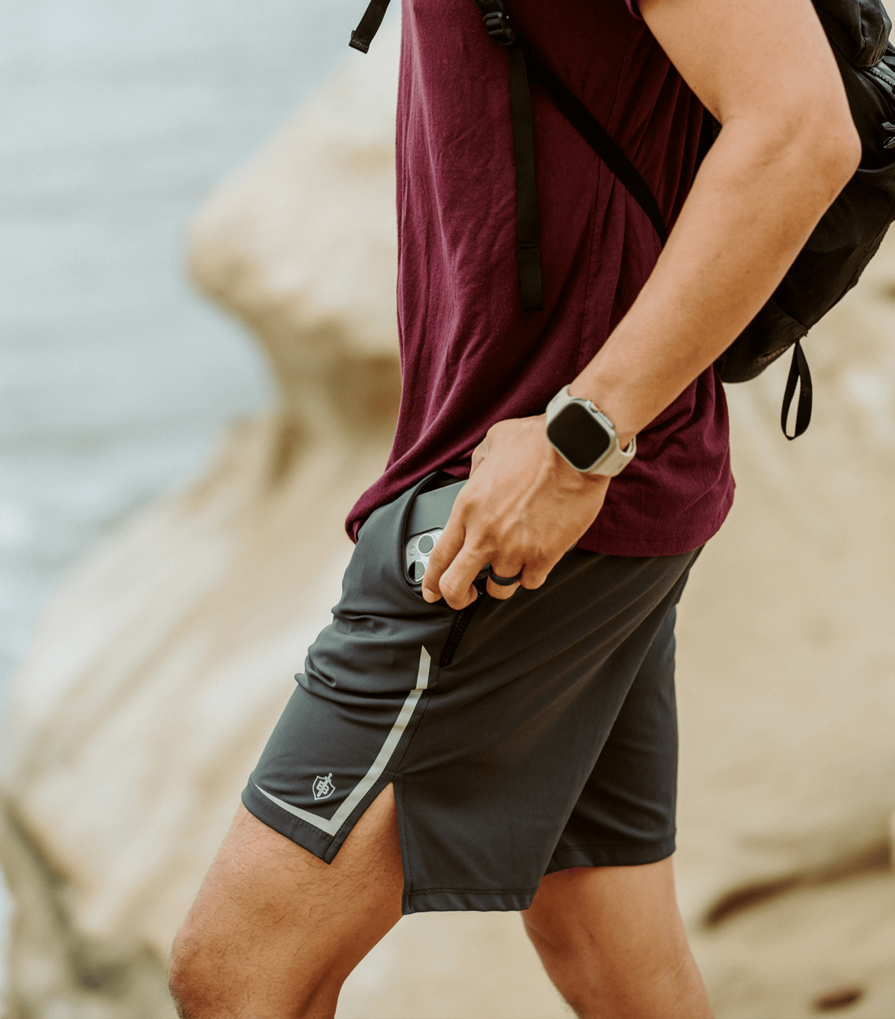 Bamtech Shorts Dominate Training Shorts - Black