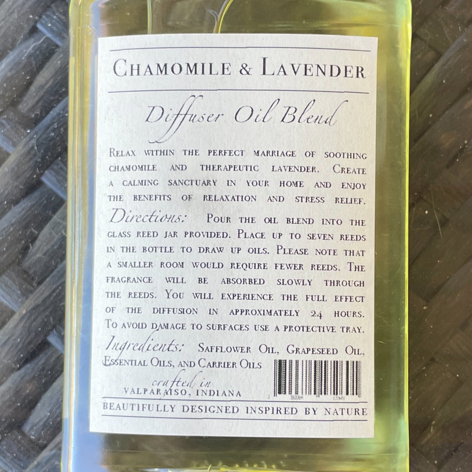 Creme de la Crop Oil Blend Refill Reed Fragrance - Diffuser, Starter Kit - Chamomile & Lavender