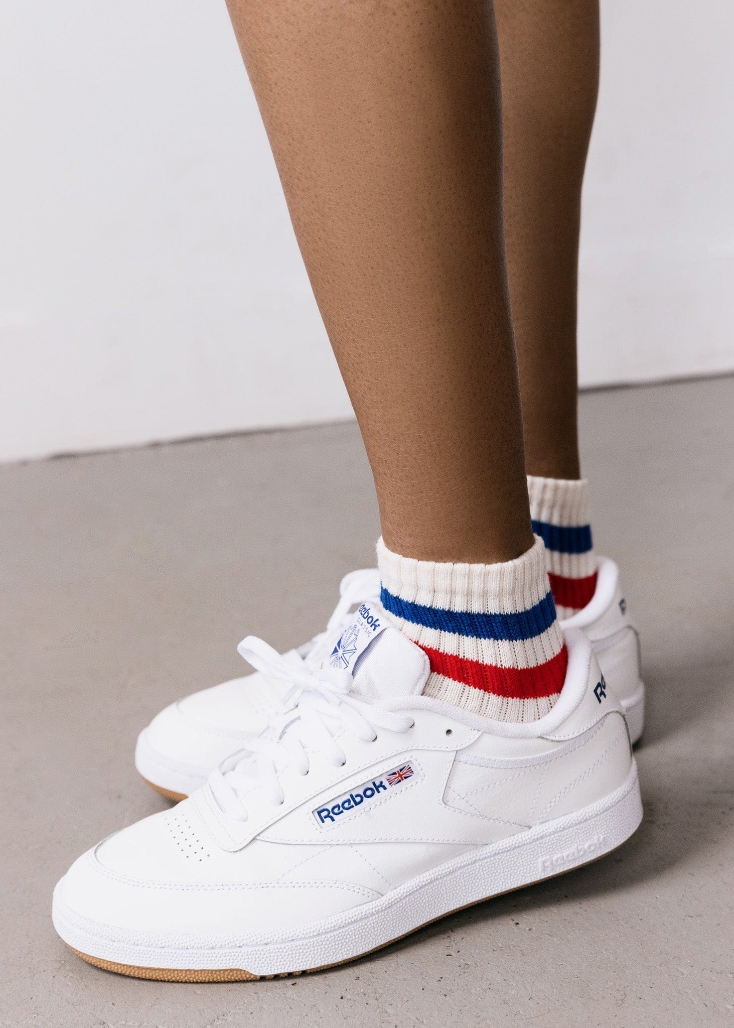 American Trench Socks The Retro Stripe Quarter Crew