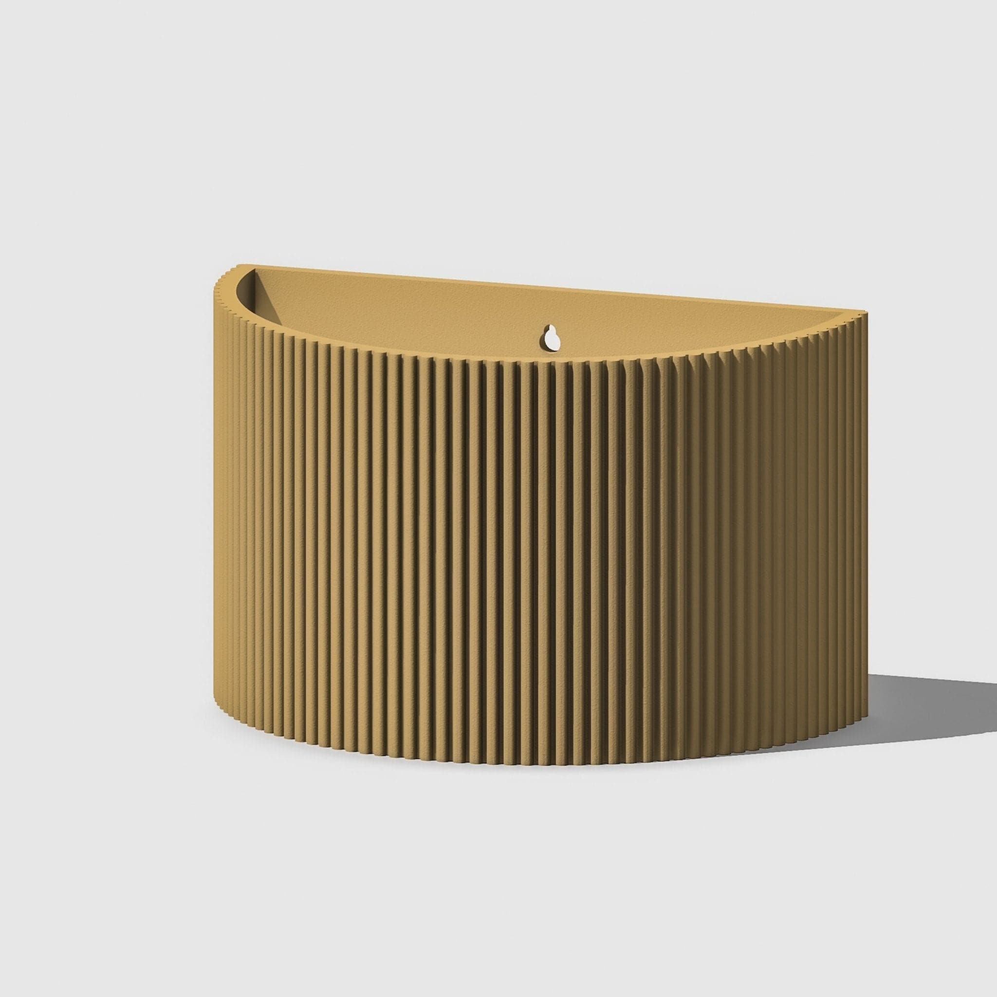 Rosebud HomeGoods Wall Planter Ribbed Wall Planter