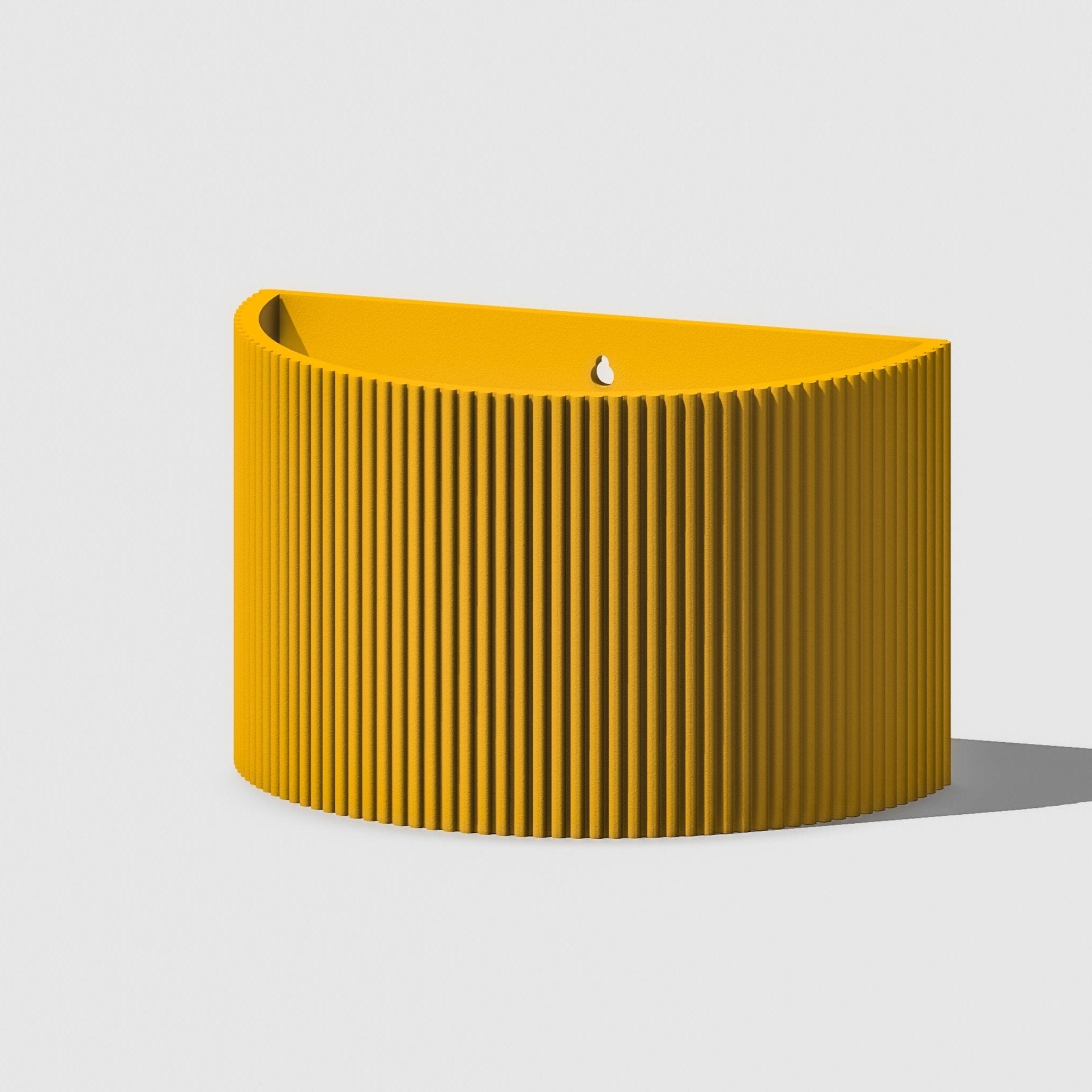 Rosebud HomeGoods Wall Planter Ribbed Wall Planter
