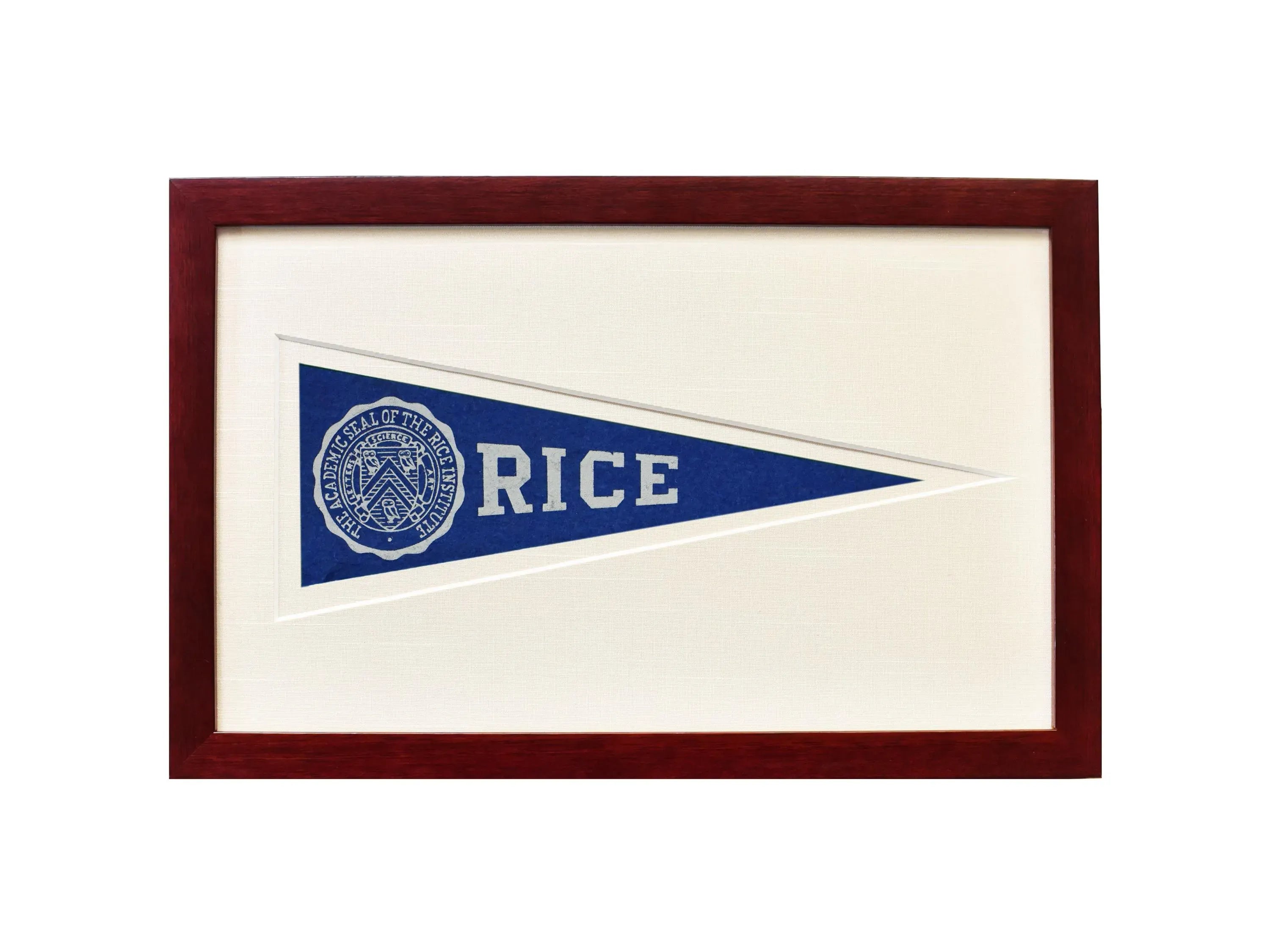 Americana Memories Vintage Rice University Hormel Pennant
