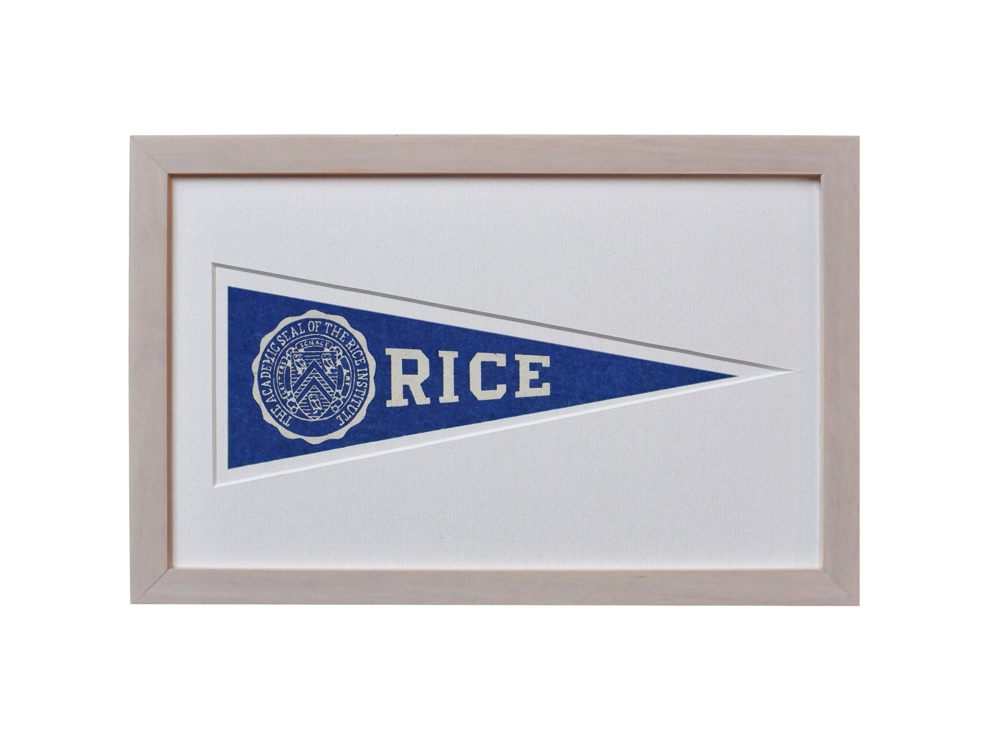 Vintage Rice University Hormel Pennant - My American Goods