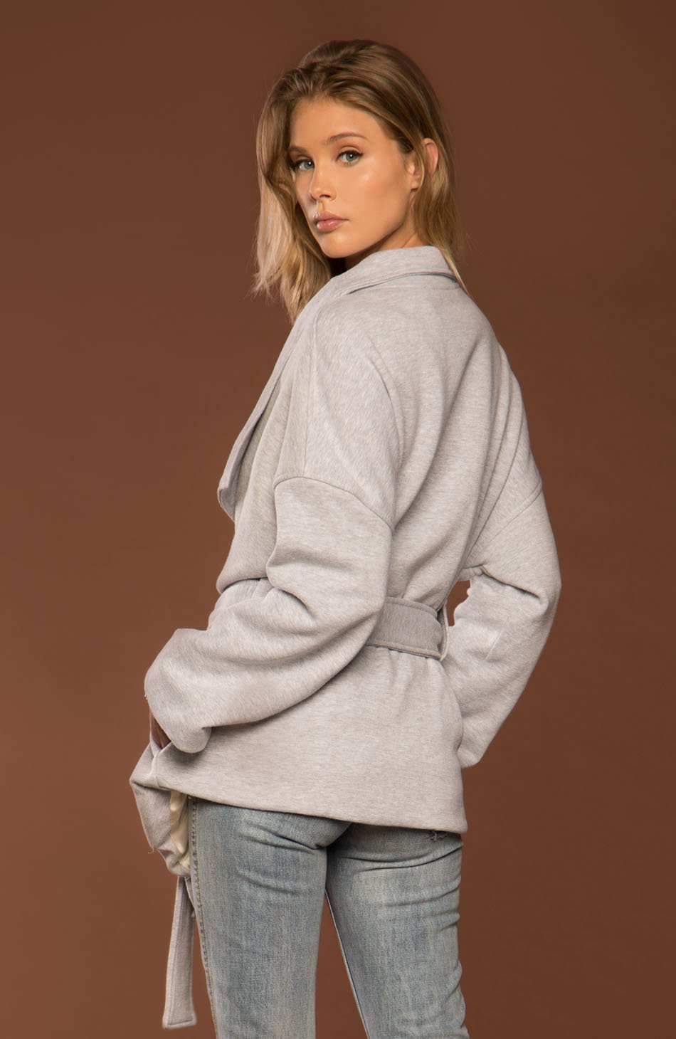 MERRITT CHARLES Jacket Heather Gray / O/S River Jacket