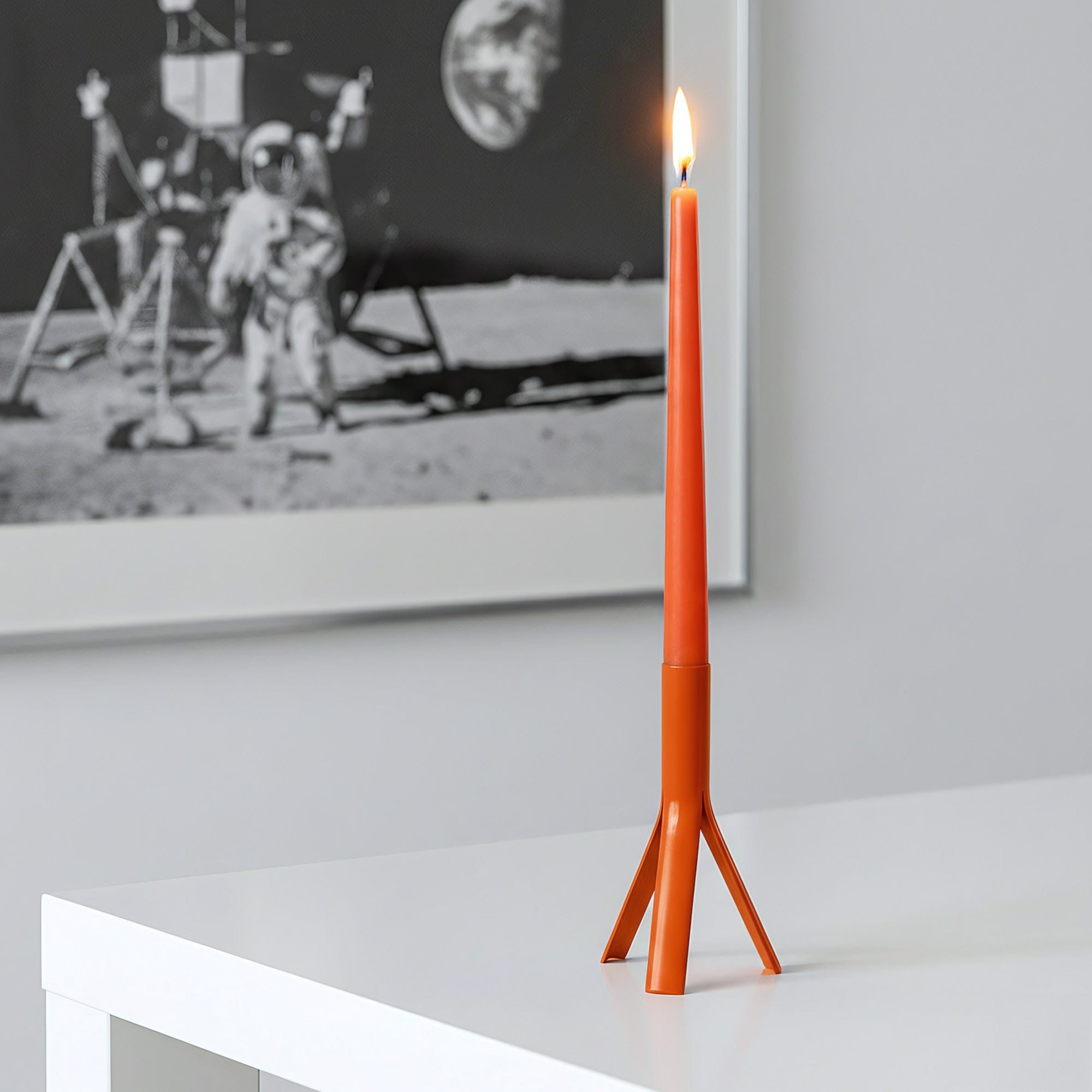 54Celsius Candle Holders Rocket Candle Holder - Orange
