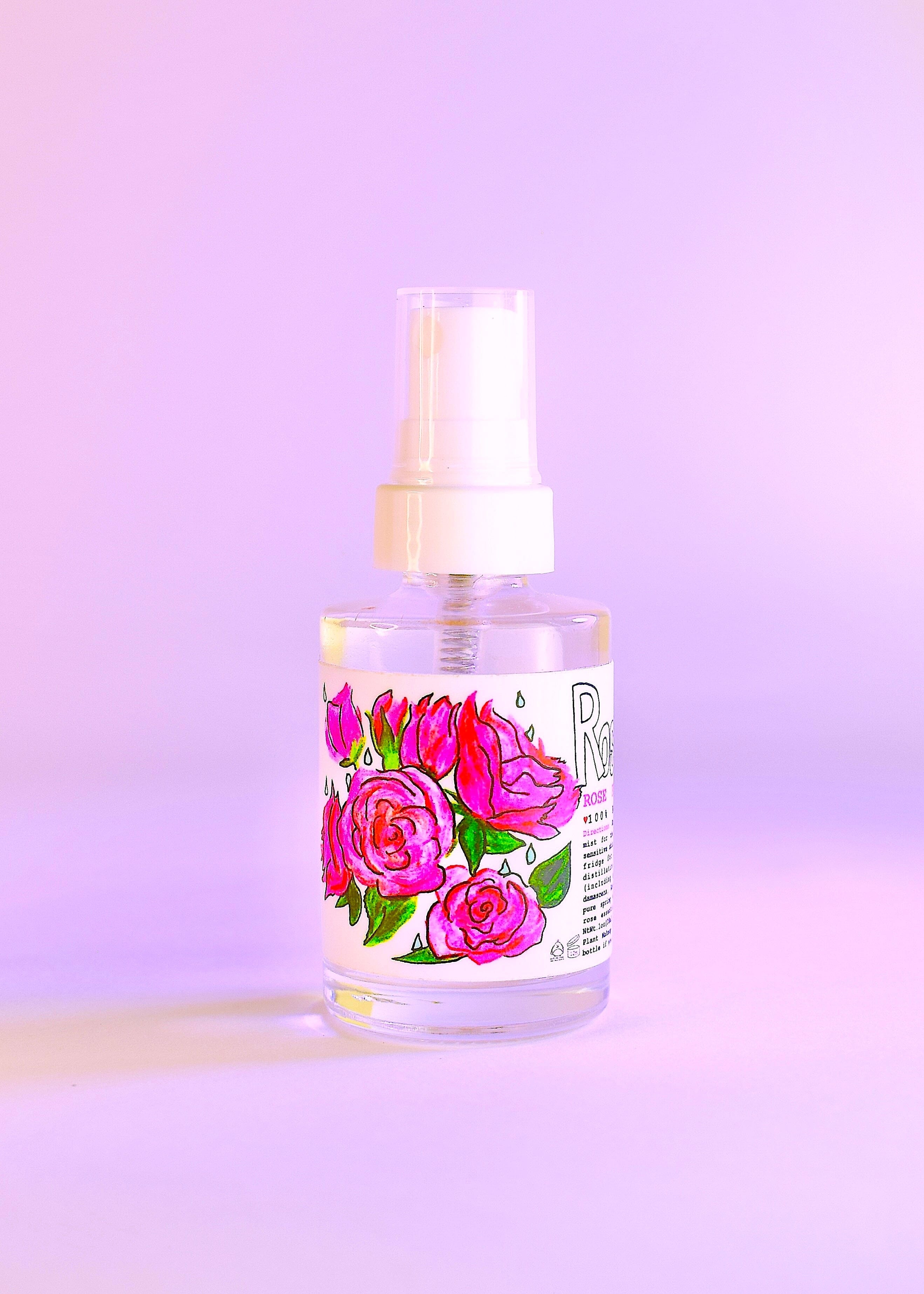 plant makeup Rose Dew Face + Hair Mist