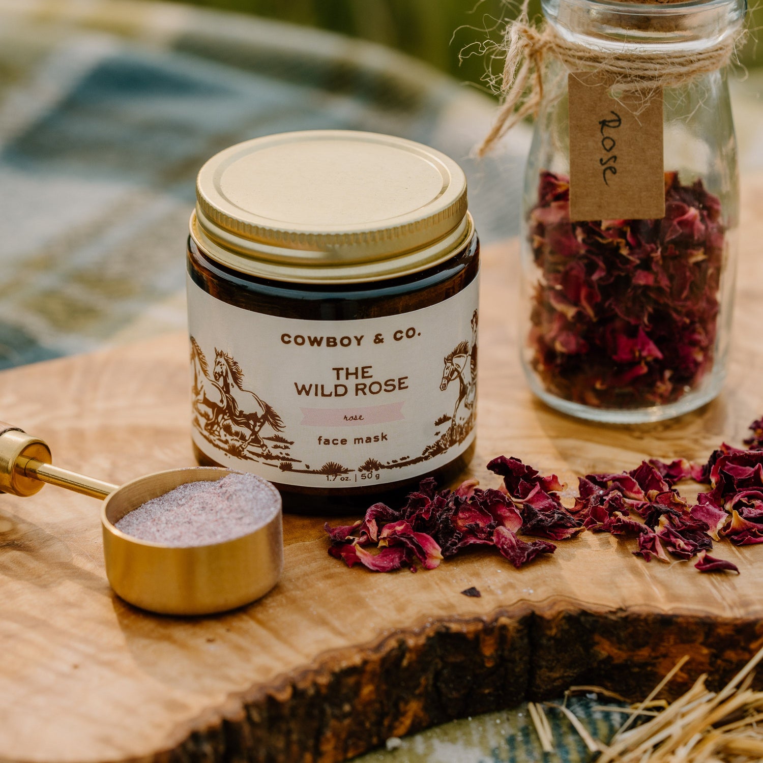 The Wild Rose - Organic Rose Clay Face Mask - My American Goods