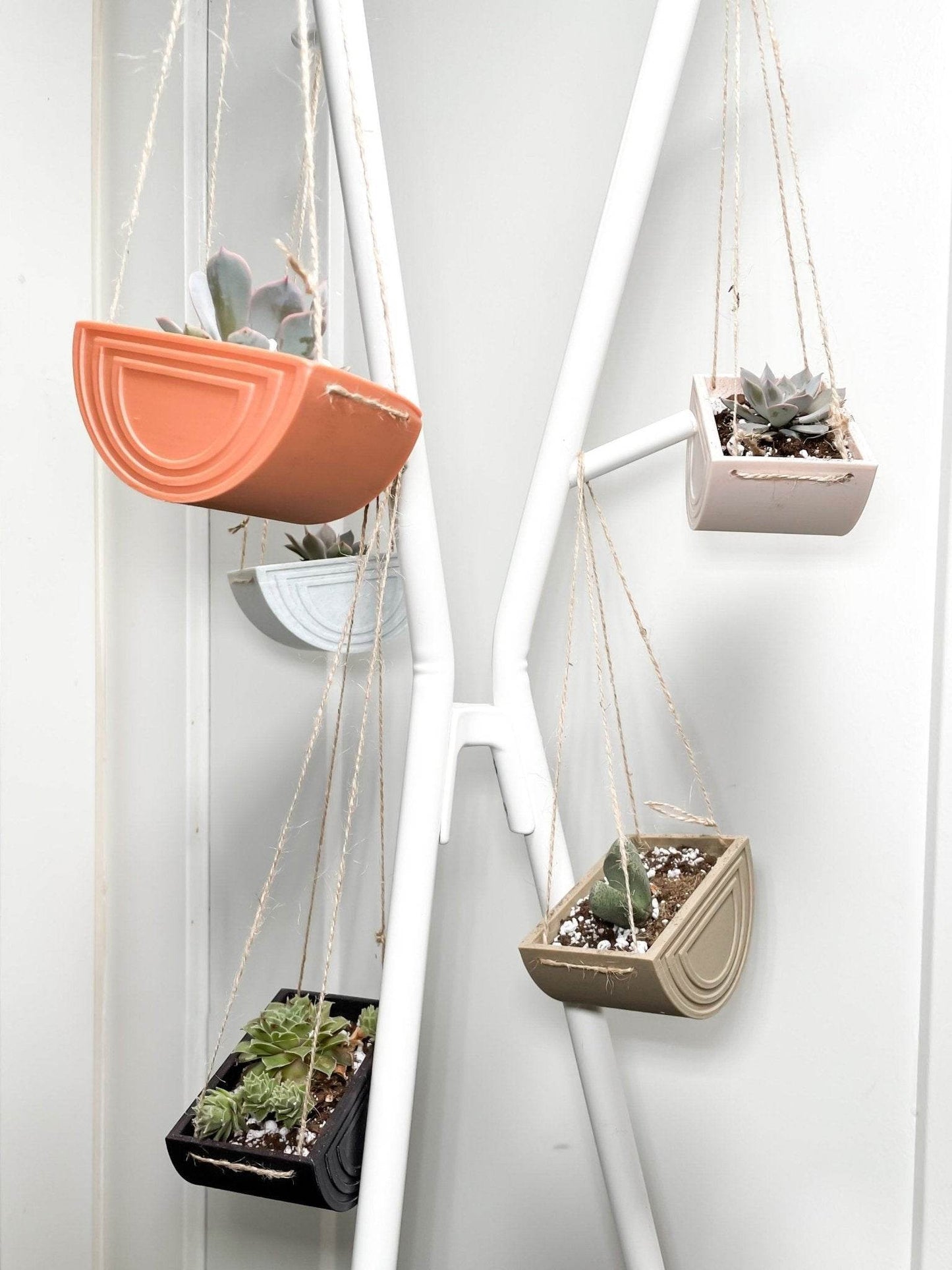Hanging Rainbow Planter - My American Goods