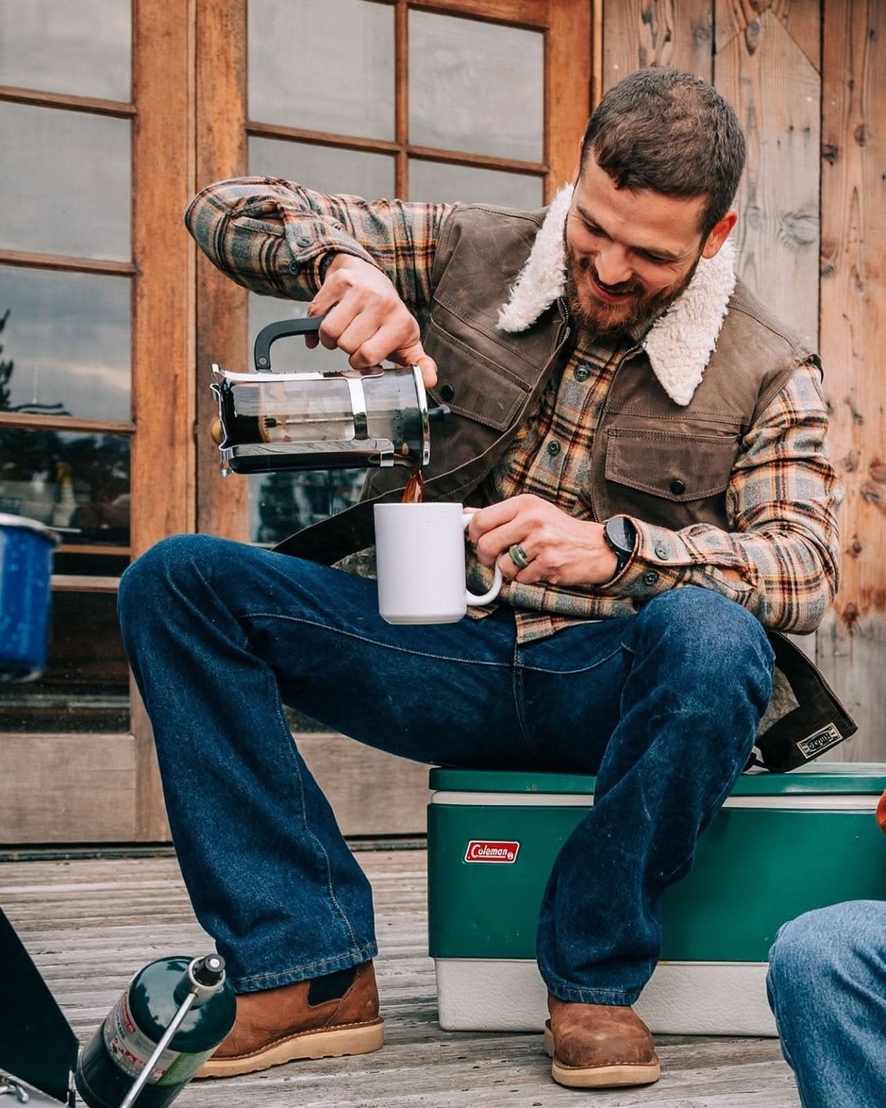 Rover Waxed Canvas Vest - My American Goods