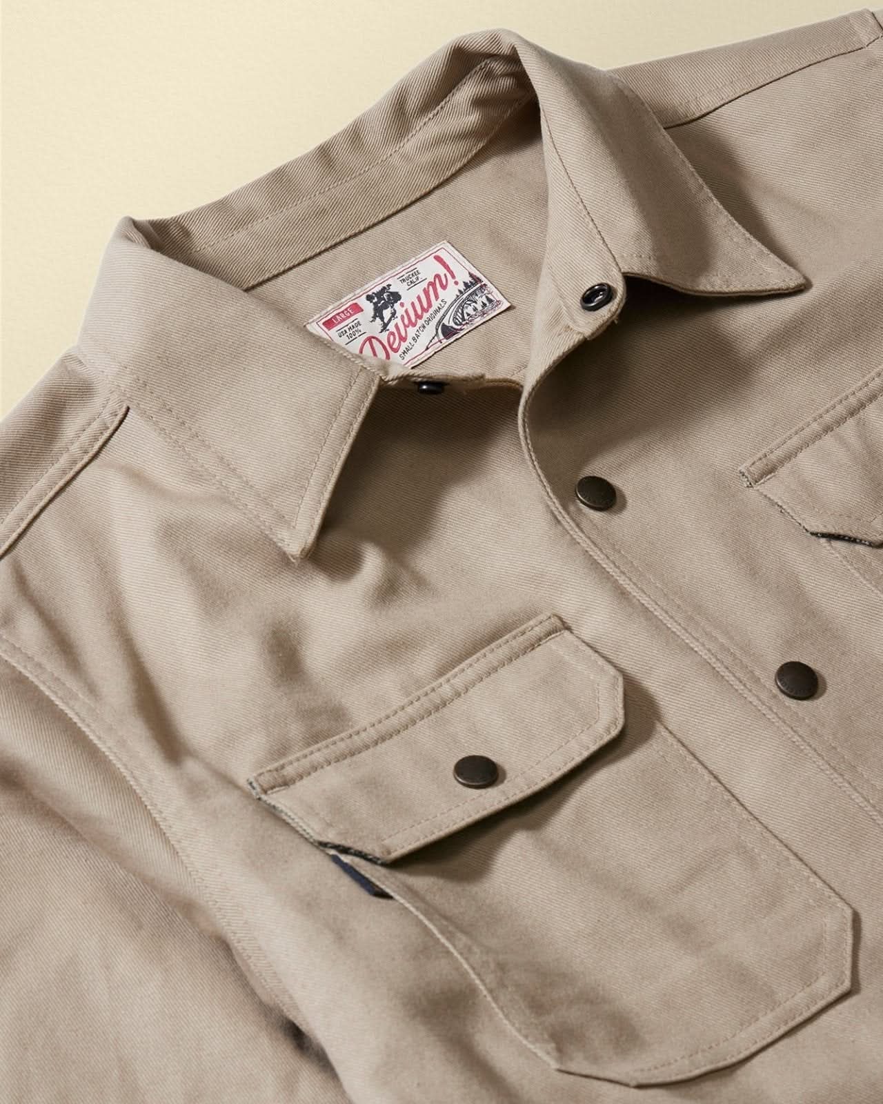 Royale Limited Edition Flannel-Lined Denim Jacket - My American Goods