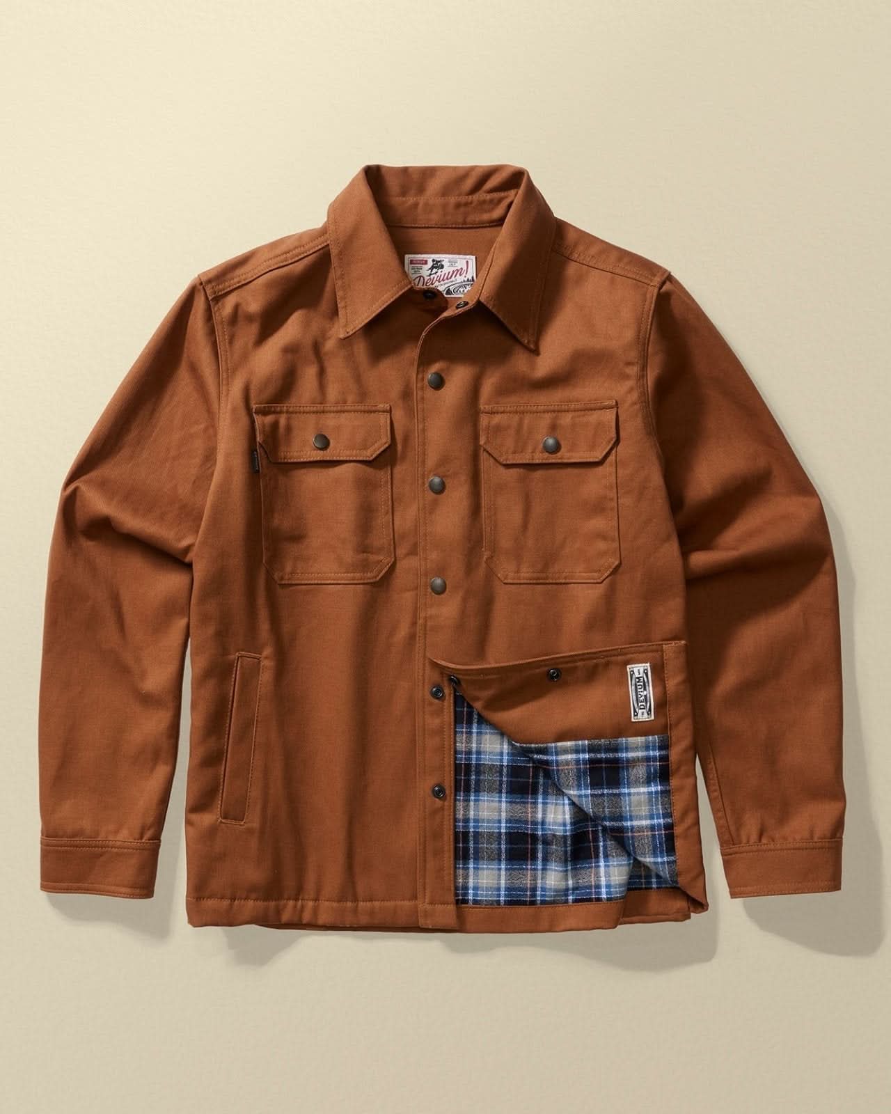 Royale Limited Edition Flannel-Lined Denim Jacket - My American Goods