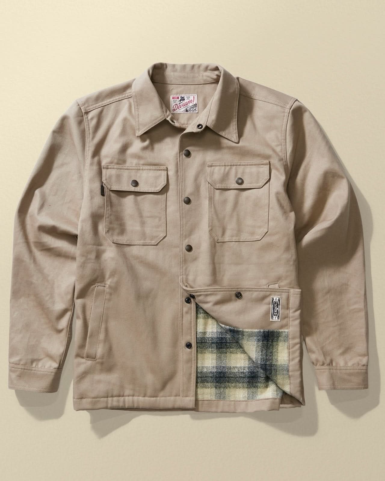 Royale Limited Edition Flannel-Lined Denim Jacket - My American Goods