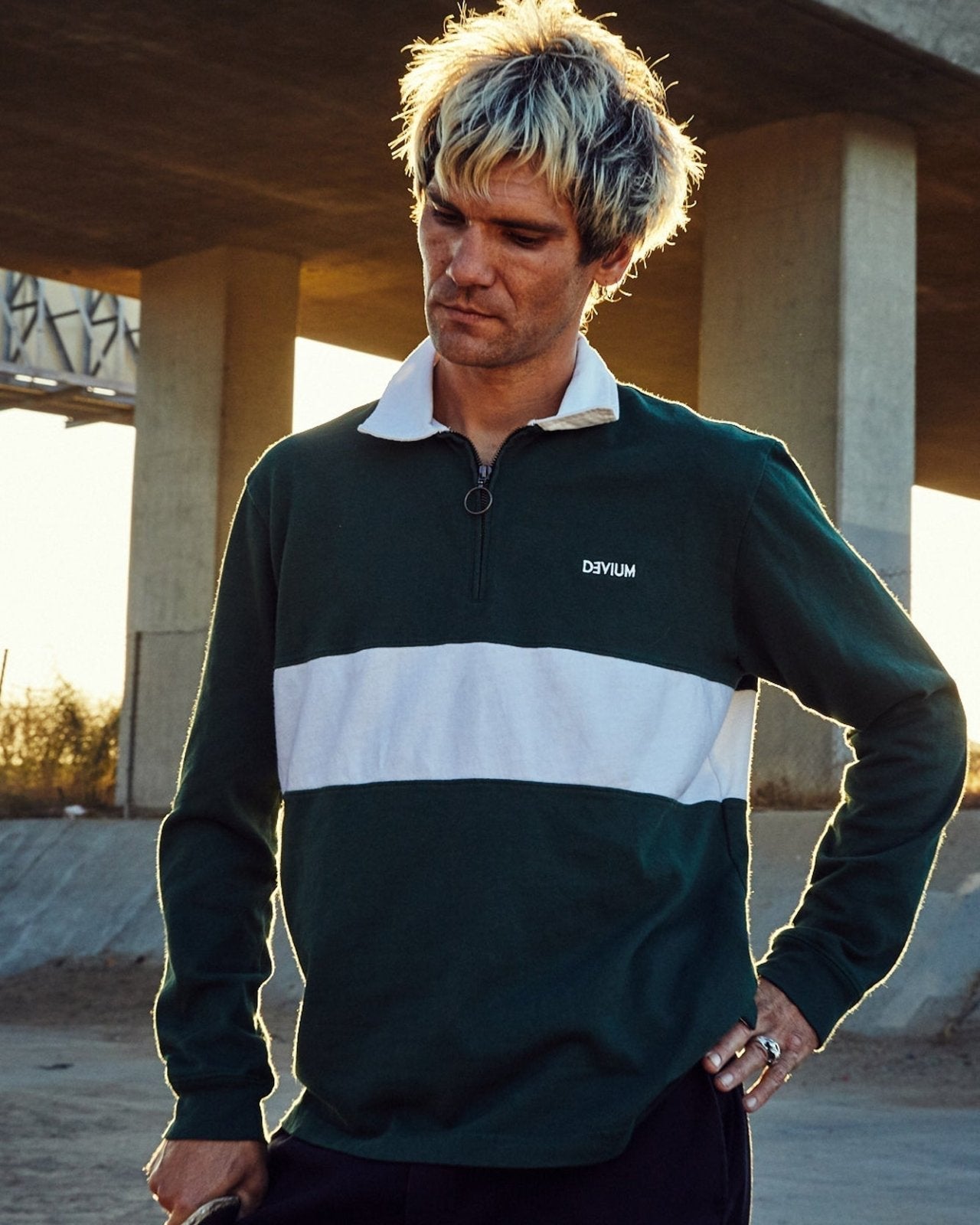 Ruck Zip-Up Rugby Shirt - My American Goods