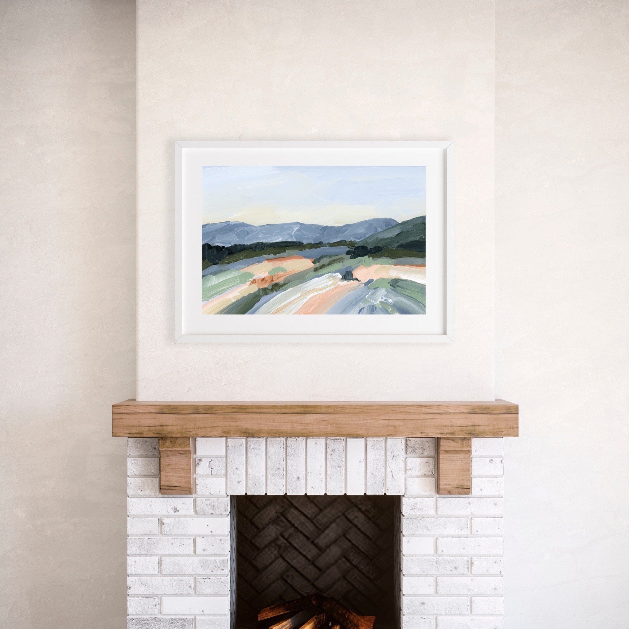 Katie Garrison Art Print "Run to the Mountains" Art Print