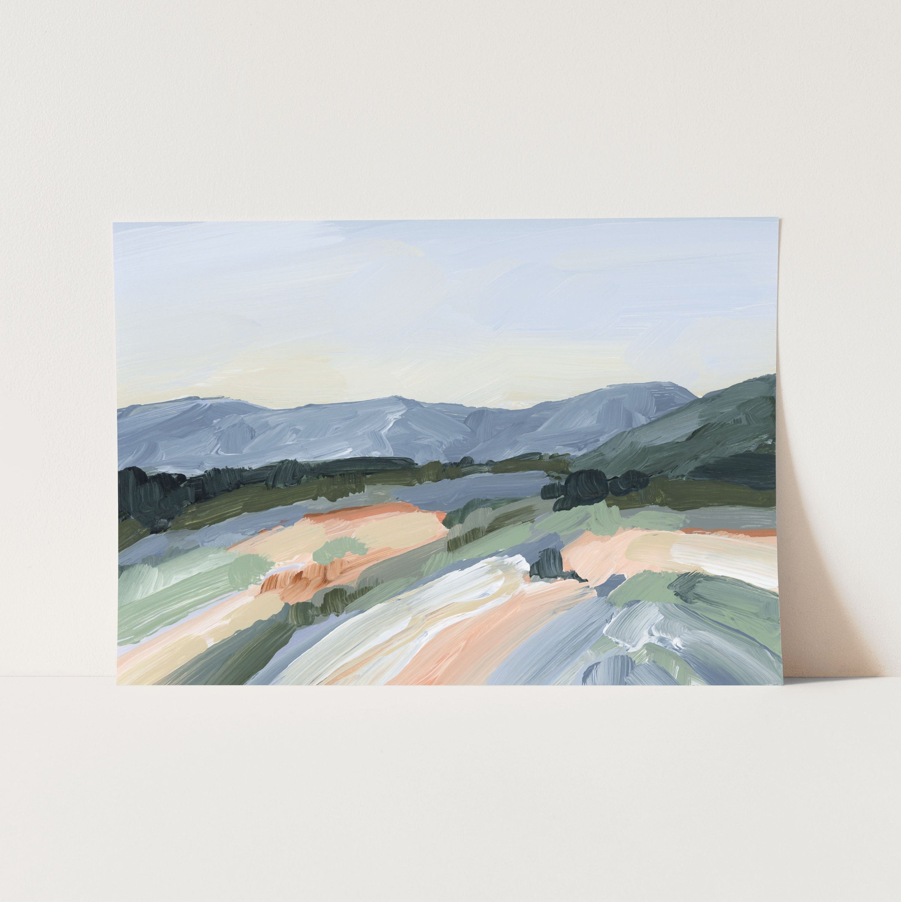 Katie Garrison Art Print Paper Print / 5x7 in / No Frame "Run to the Mountains" Art Print