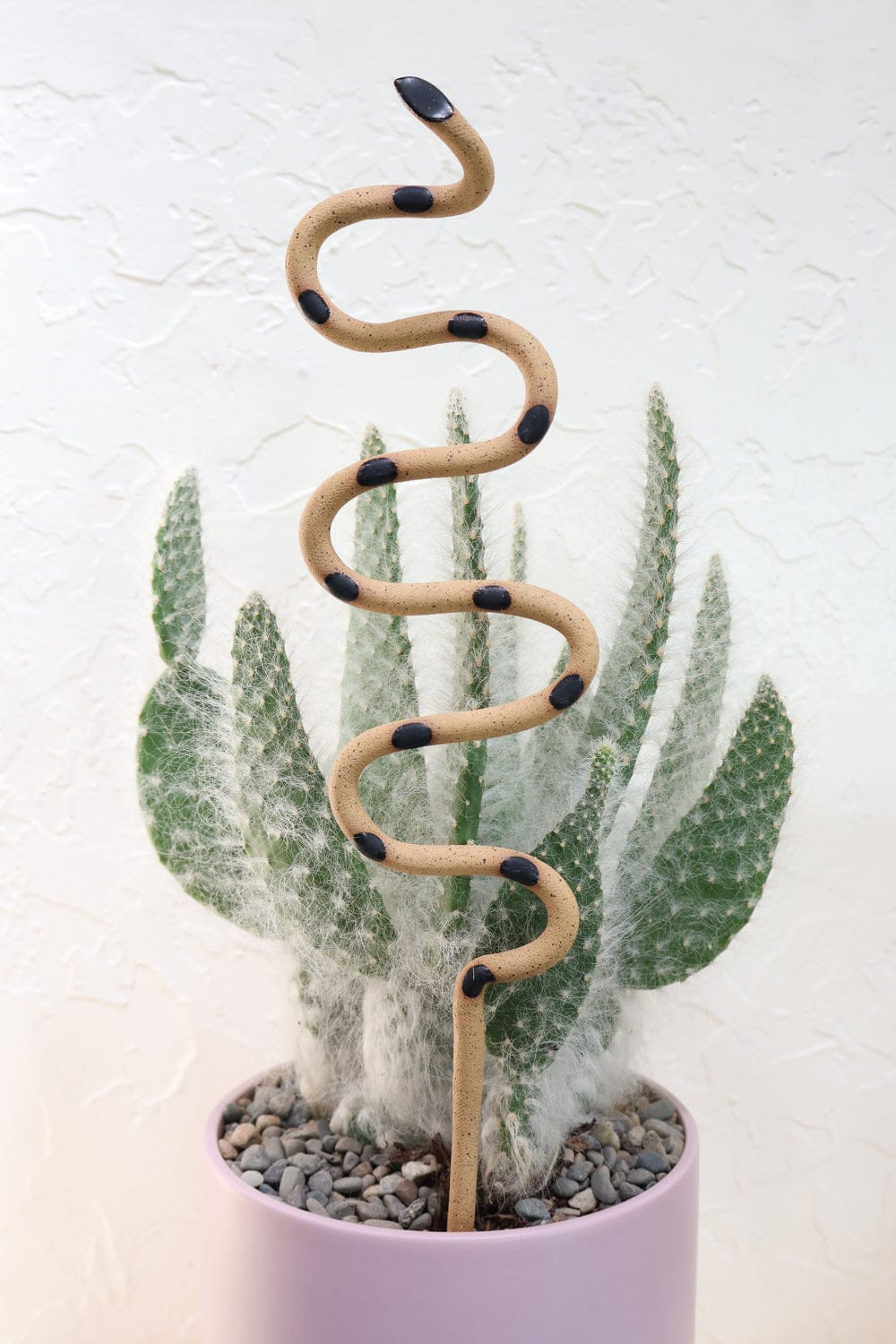 Carter + Rose Sammy / Medium Ceramic Plant Snake Stake
