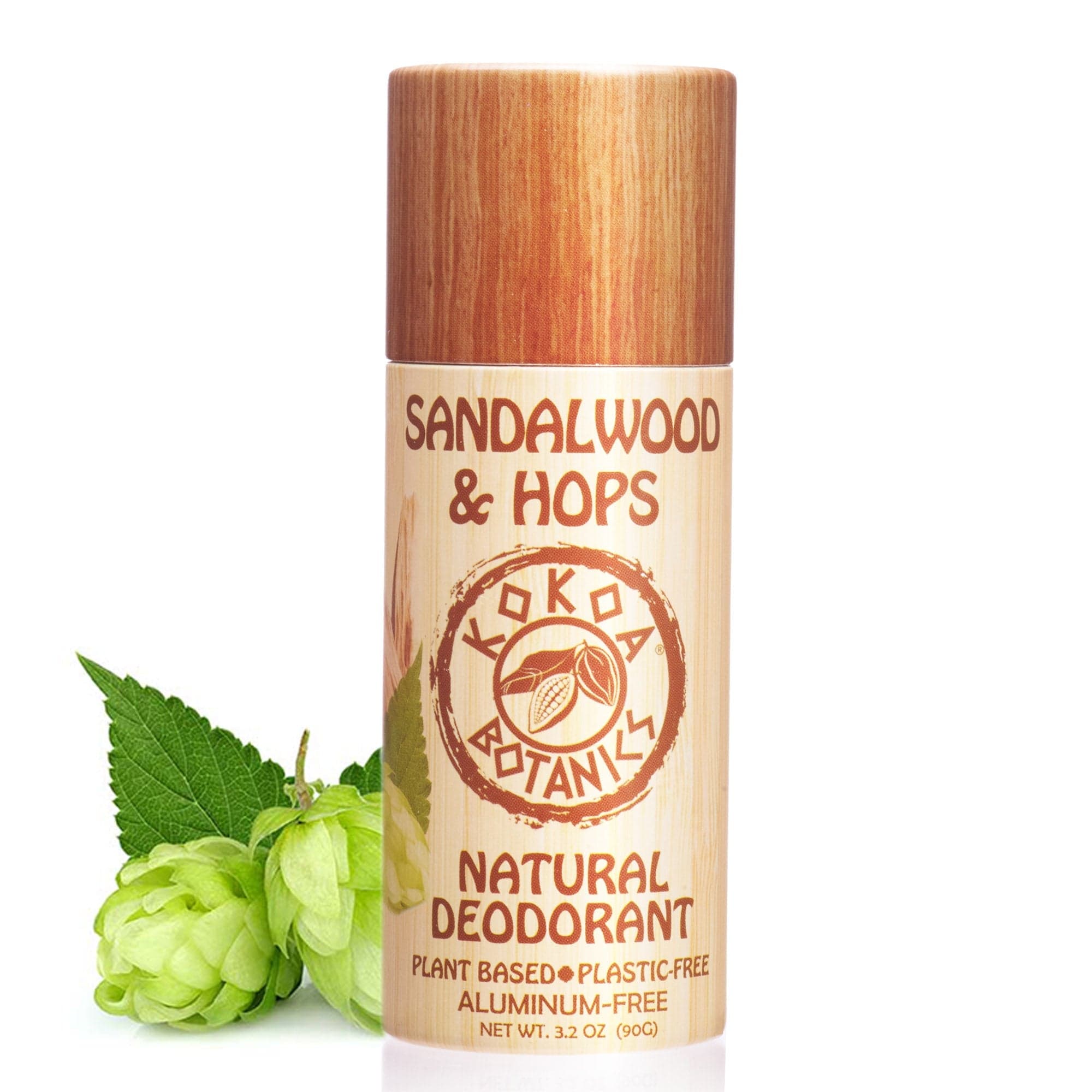 Natural Deodorant - Sandalwood and Hops 3.2 oz