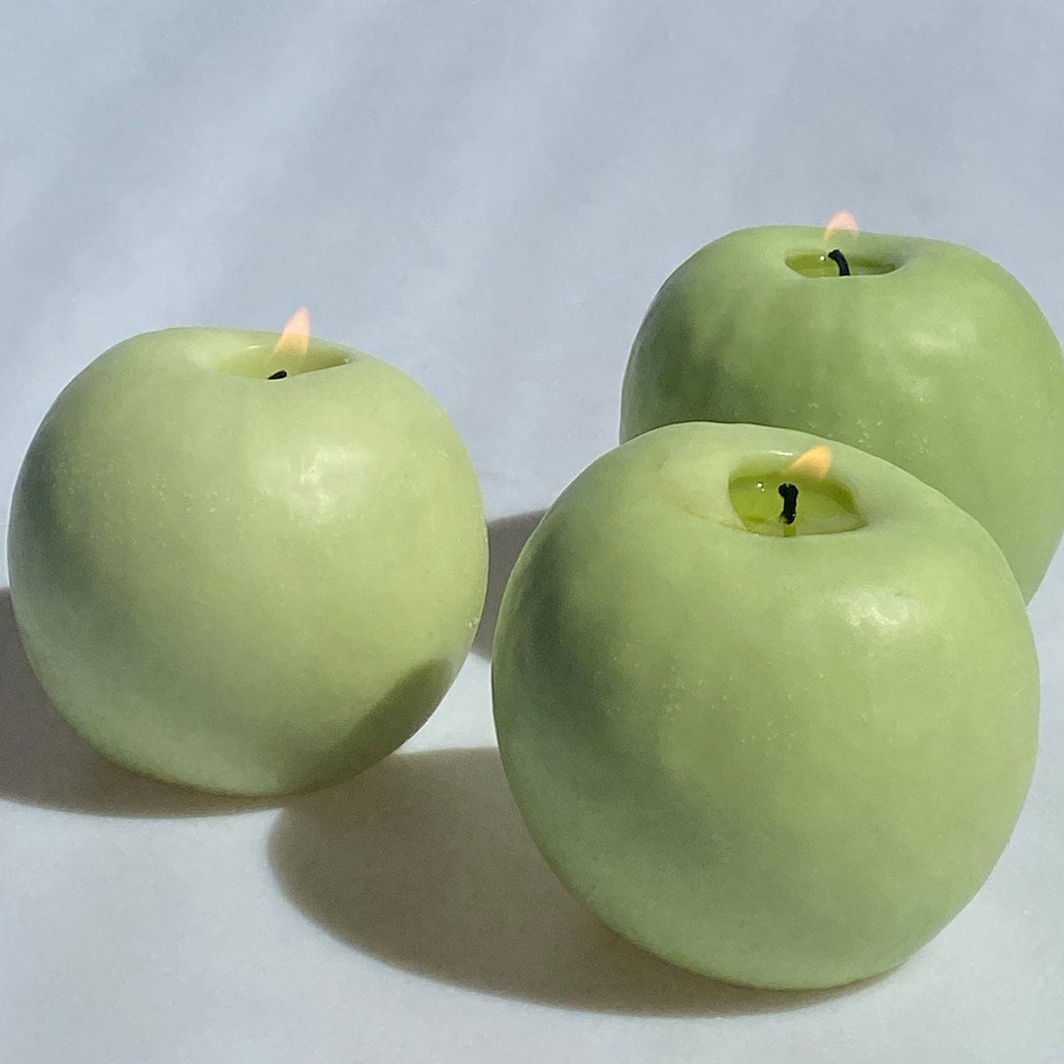 Scandles Farmers Markets Green / Apple Harvest / 3 Pack of Apples Apple Candle