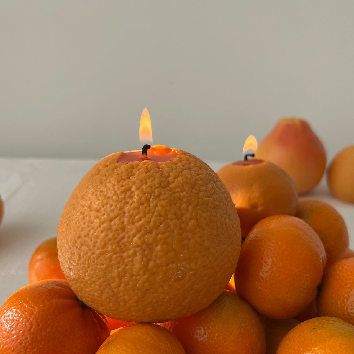 Scandles Farmers Markets Large Orange Candle