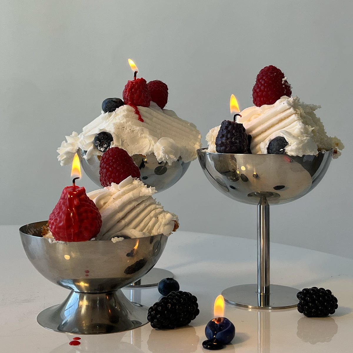 Scandles Farmers Markets Red / Berry / 8 Pack Strawberry Candles - 8 Pack
