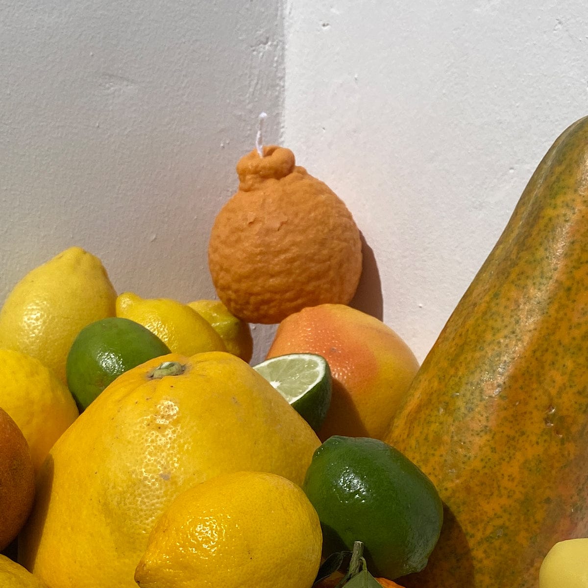 Large Dekopon Orange Candle