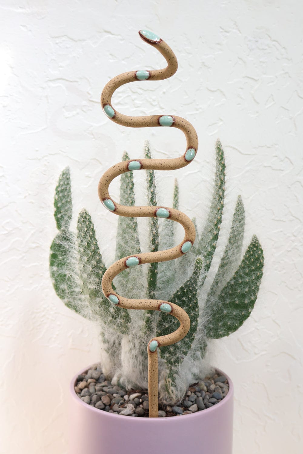 Carter + Rose Selma / Medium Ceramic Plant Snake Stake