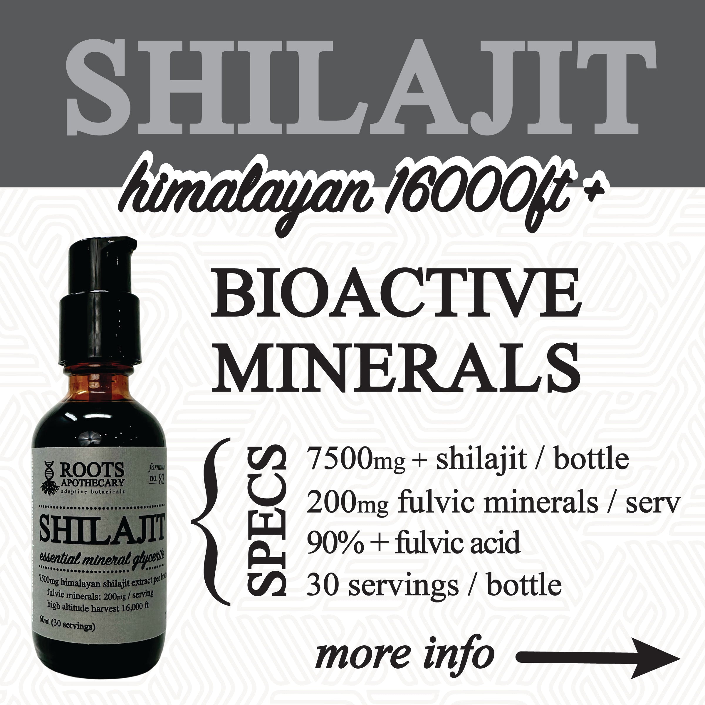 Himalayan Shilajit Glycerite – 60 mL