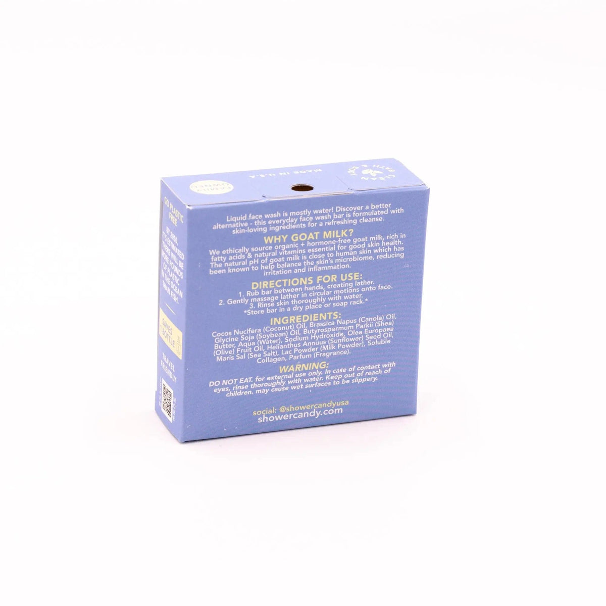 SHOWER CANDY Face Wash Milk + Collagen Face Wash Bar | Shower Candy