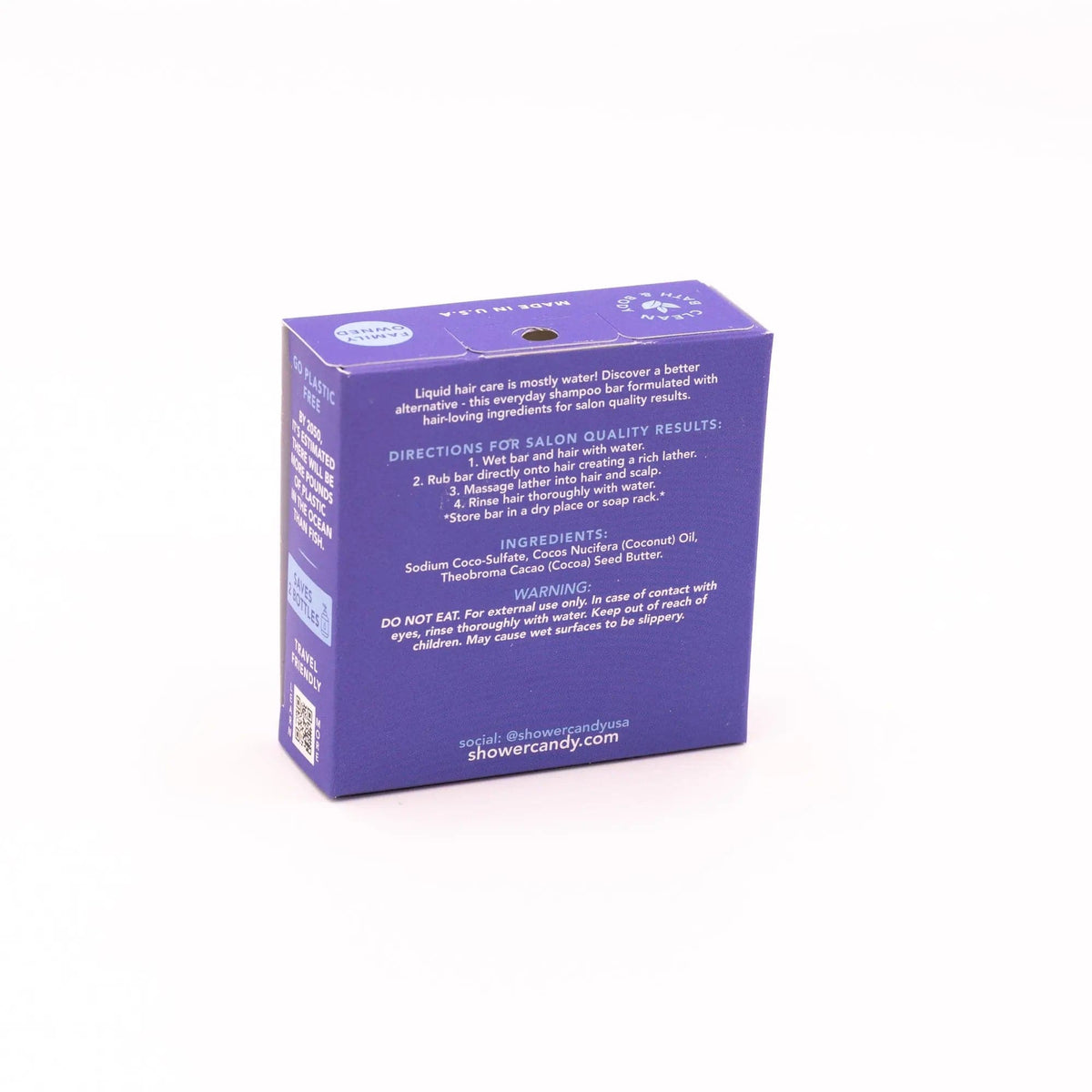 SHOWER CANDY Fragrance Free Shampoo Bar | Shower Candy – Hydrating for All Hair Types