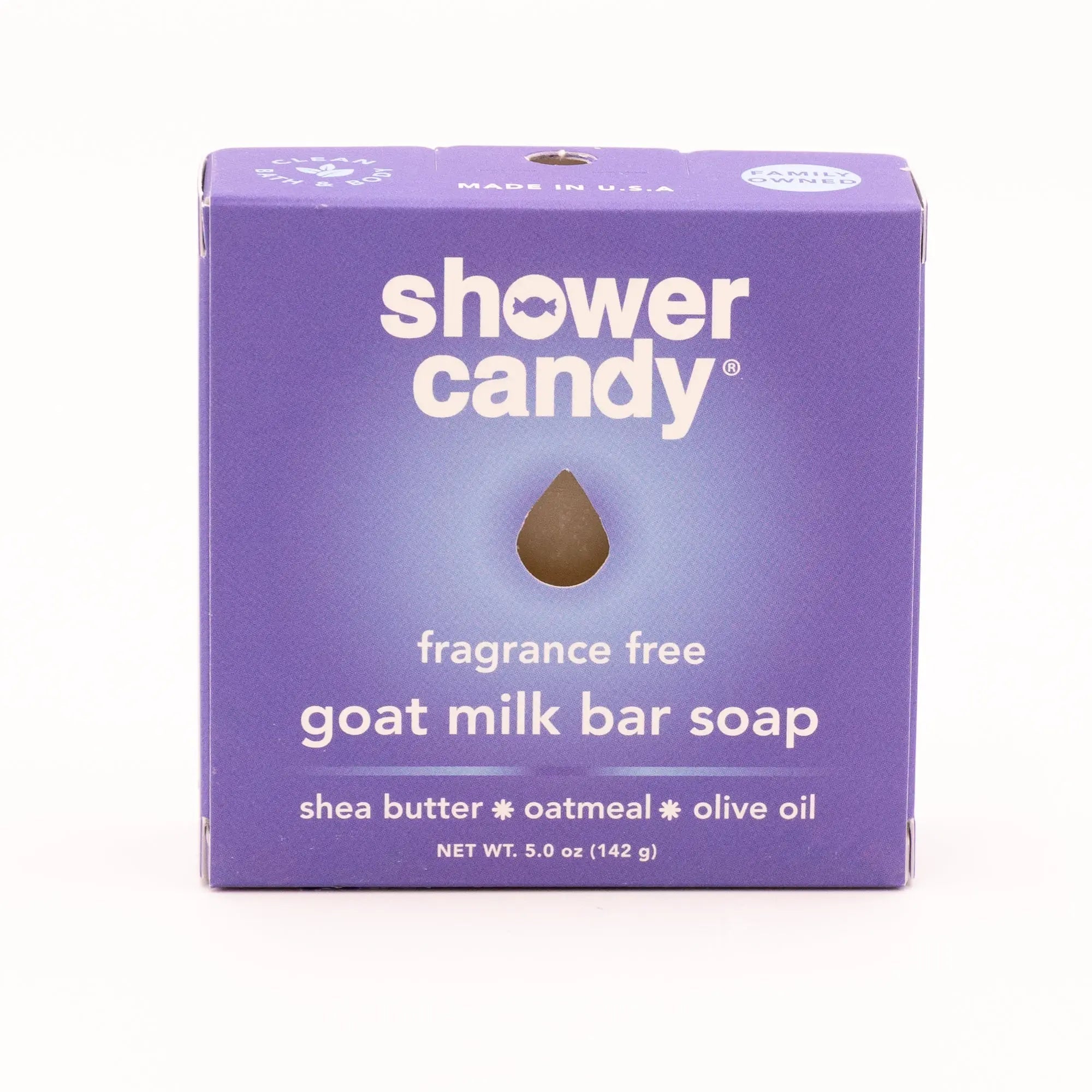 Fragrance Free Goat Milk Soap Bar | Shower Candy
