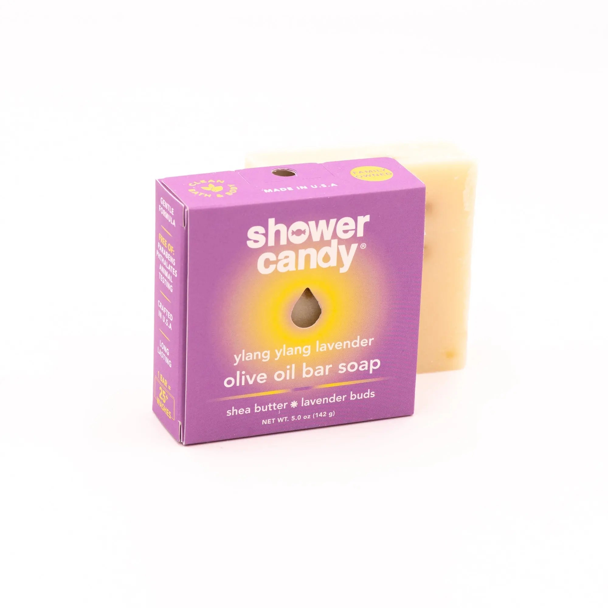 Ylang Ylang Lavender Olive Oil Soap | Shower Candy