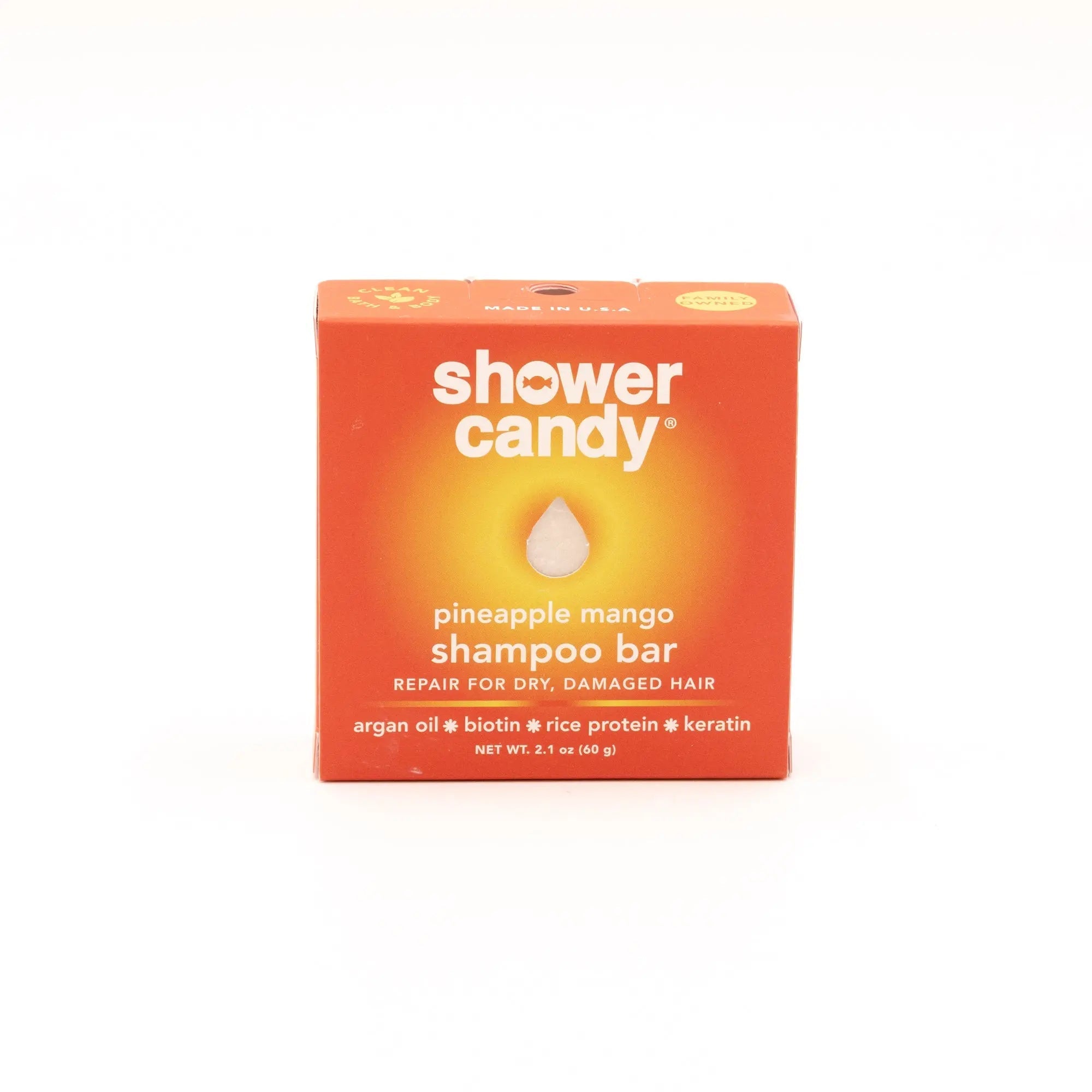 Pineapple Mango Shampoo Bar | Shower Candy – Repair for Dry, Damaged Hair
