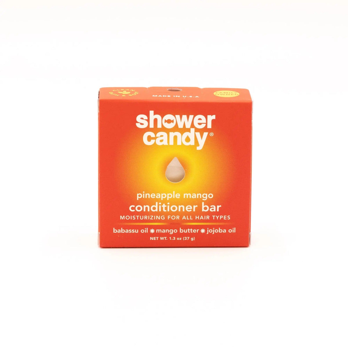 SHOWER CANDY Pineapple Mango Conditioner Bar For All Hair Types | Shower Candy