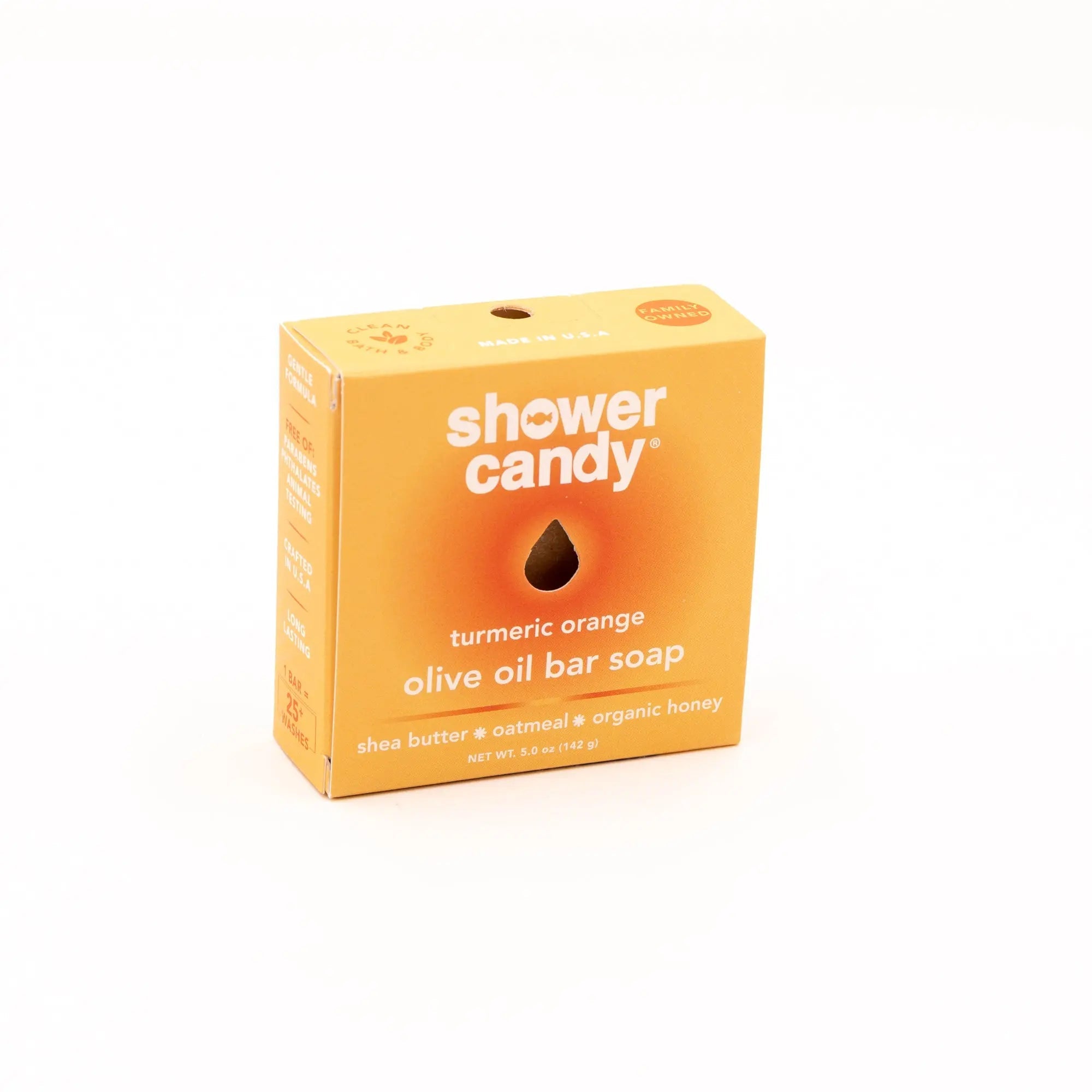 Turmeric Orange Olive Oil Bar Soap | Shower Candy