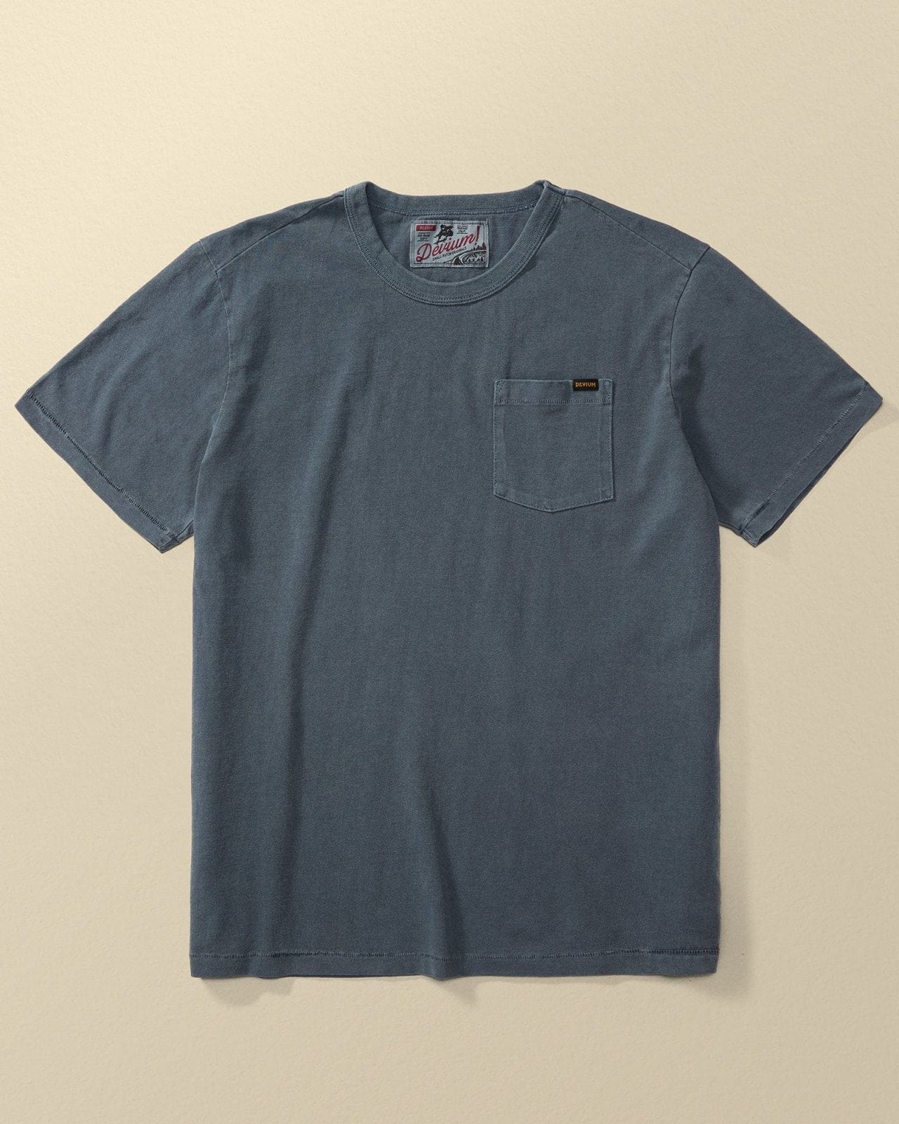 Devium Steel Blue / S Sidewalk Vintage Pocket Tee