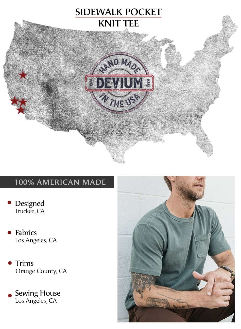 Sidewalk Vintage Pocket Tee - My American Goods