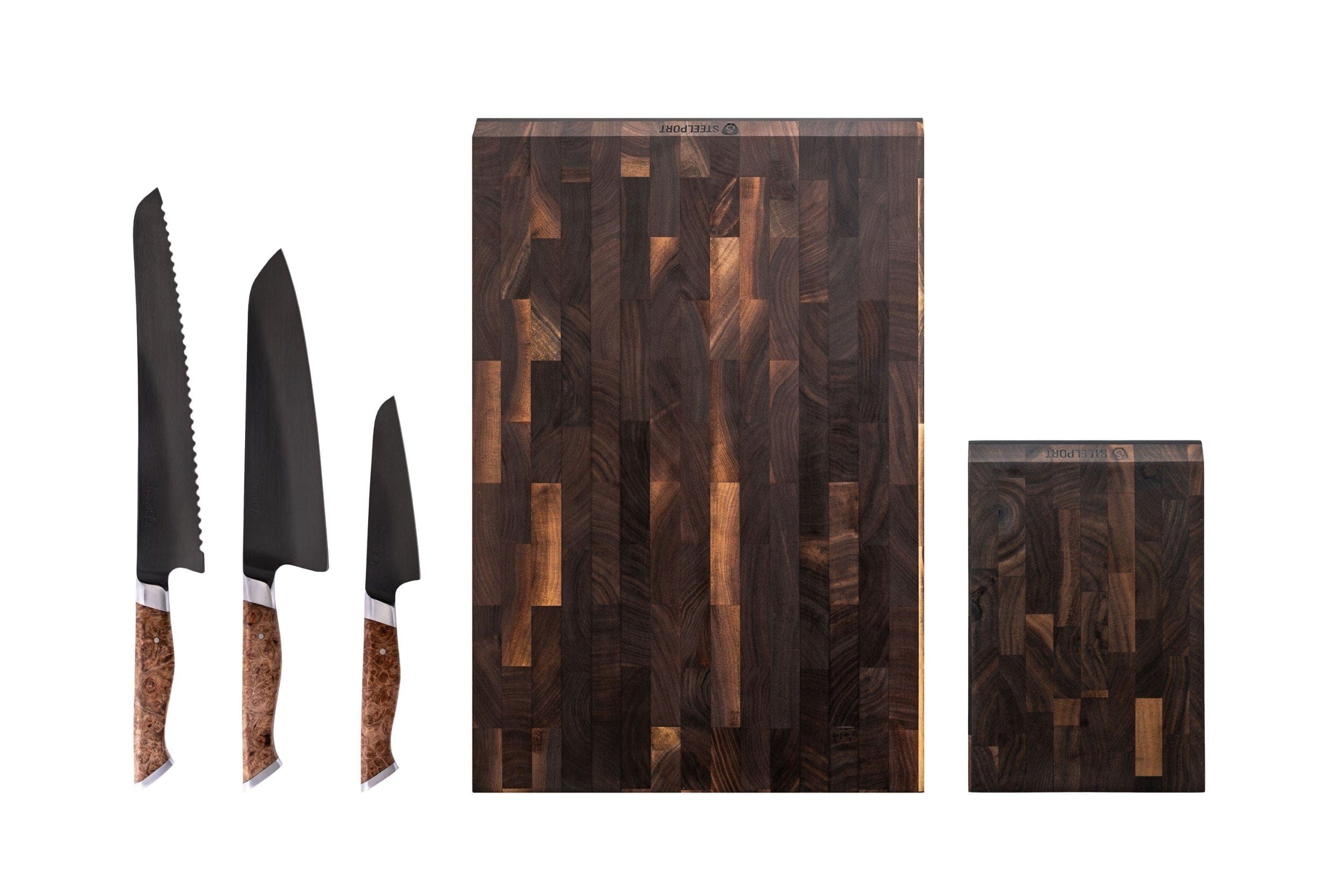 STEELPORT Knife Co. Set Signature Knife & Board Set