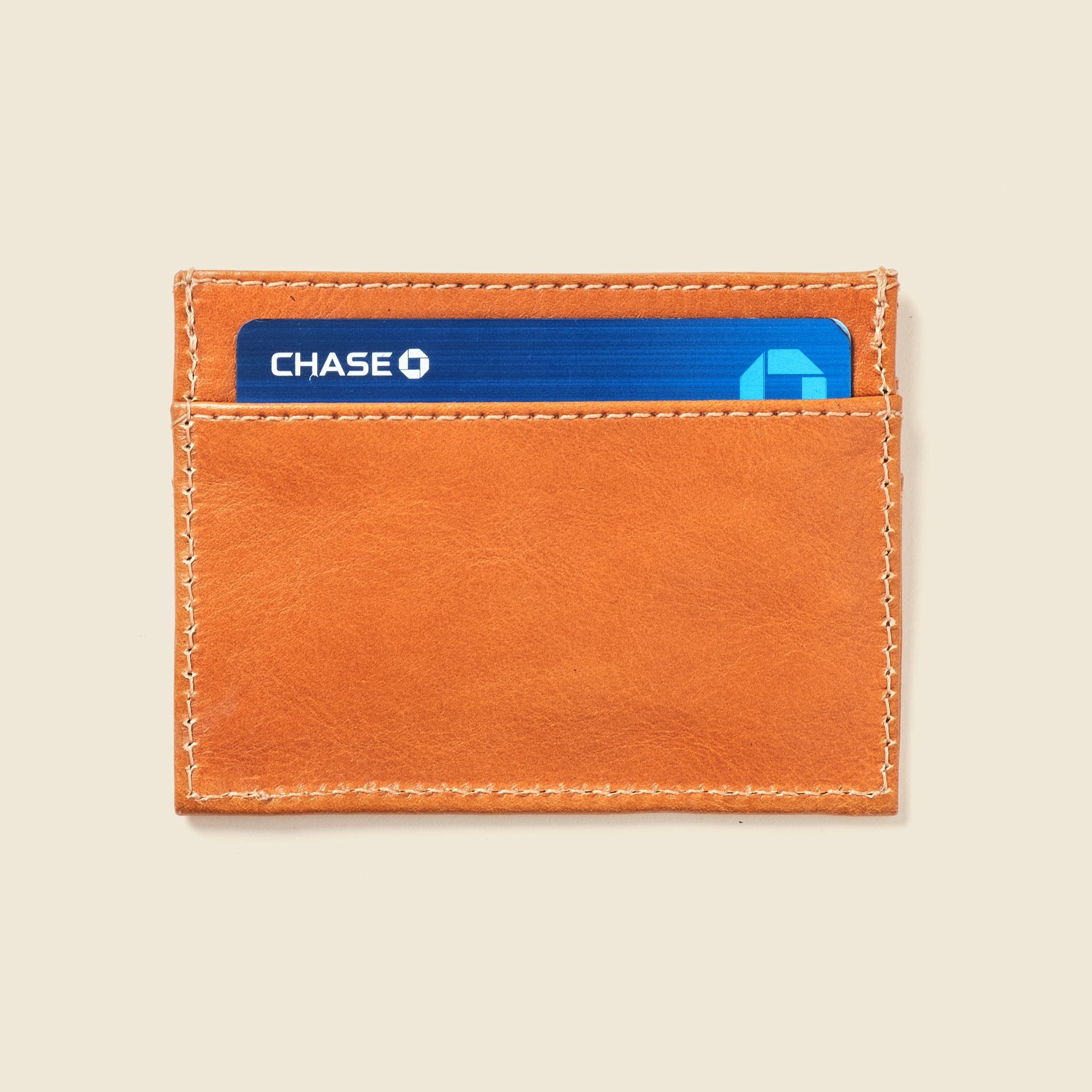CASUPO Slim Card Holder Slim Card Holder Wallet with RFID Protection - Natural