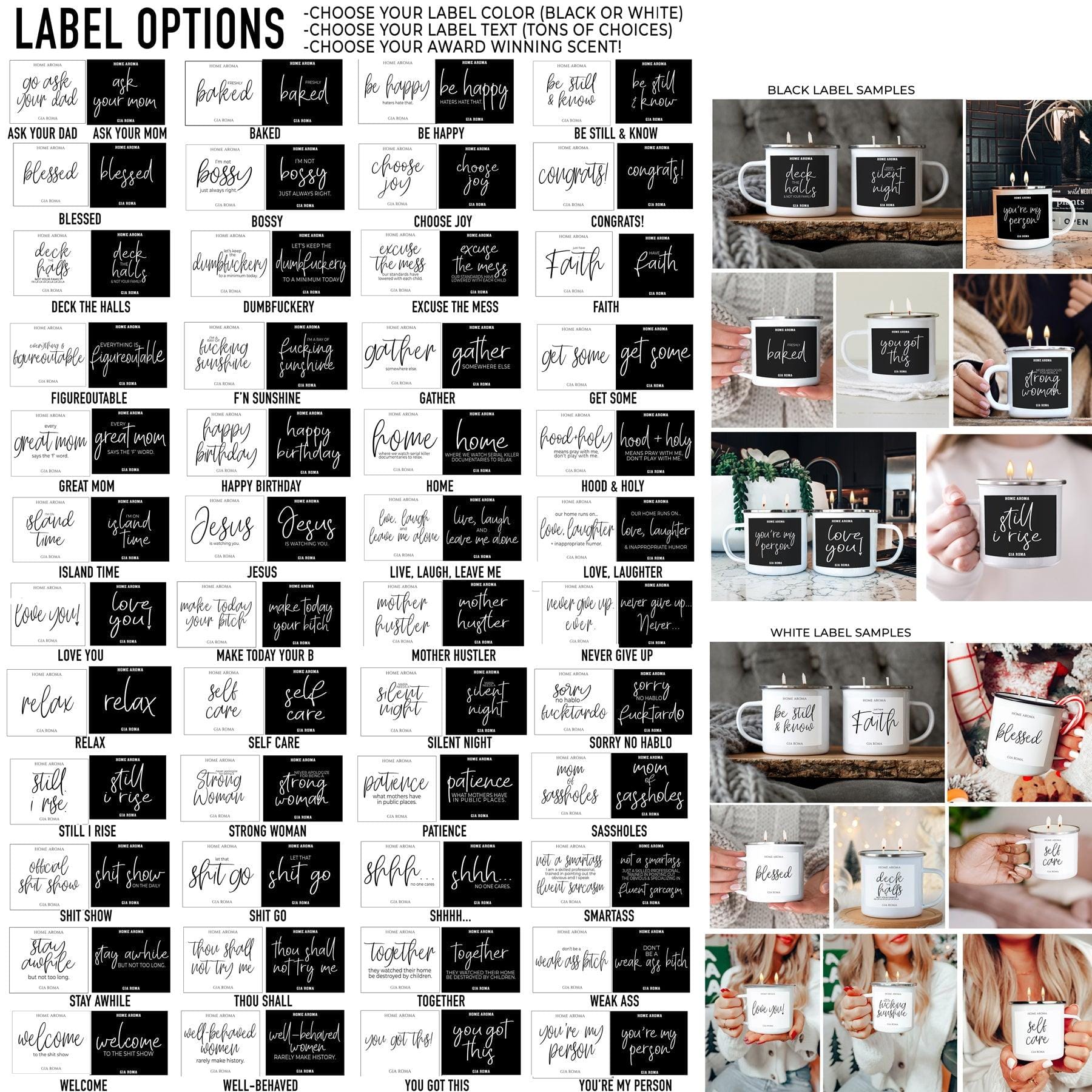 16oz Candle Mug - My American Goods