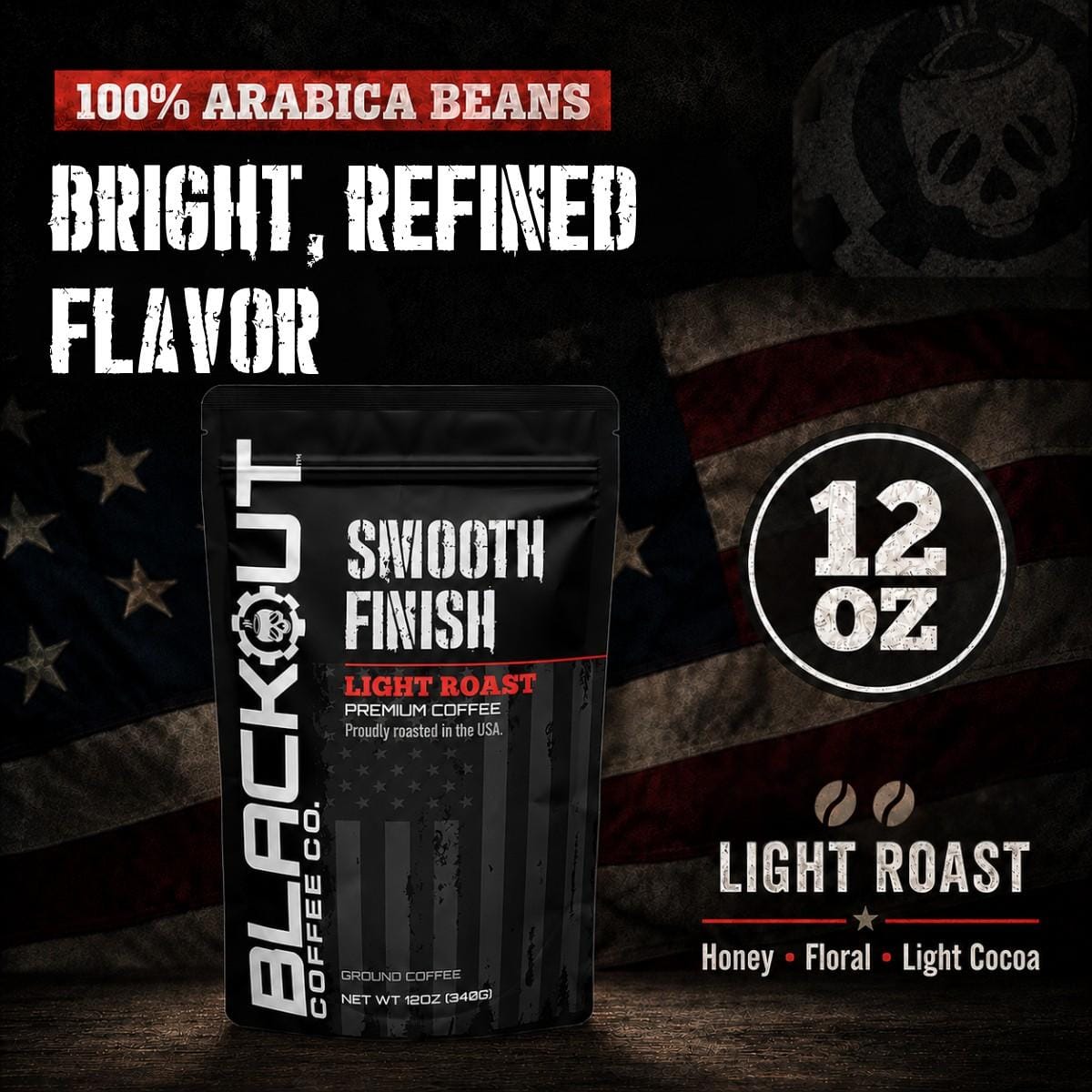 Blackout Coffee Co Coffee Smooth Finish Light Roast Coffee