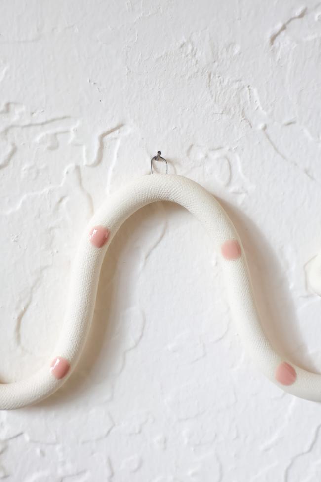 Horizontal Ceramic Wall Snake - My American Goods