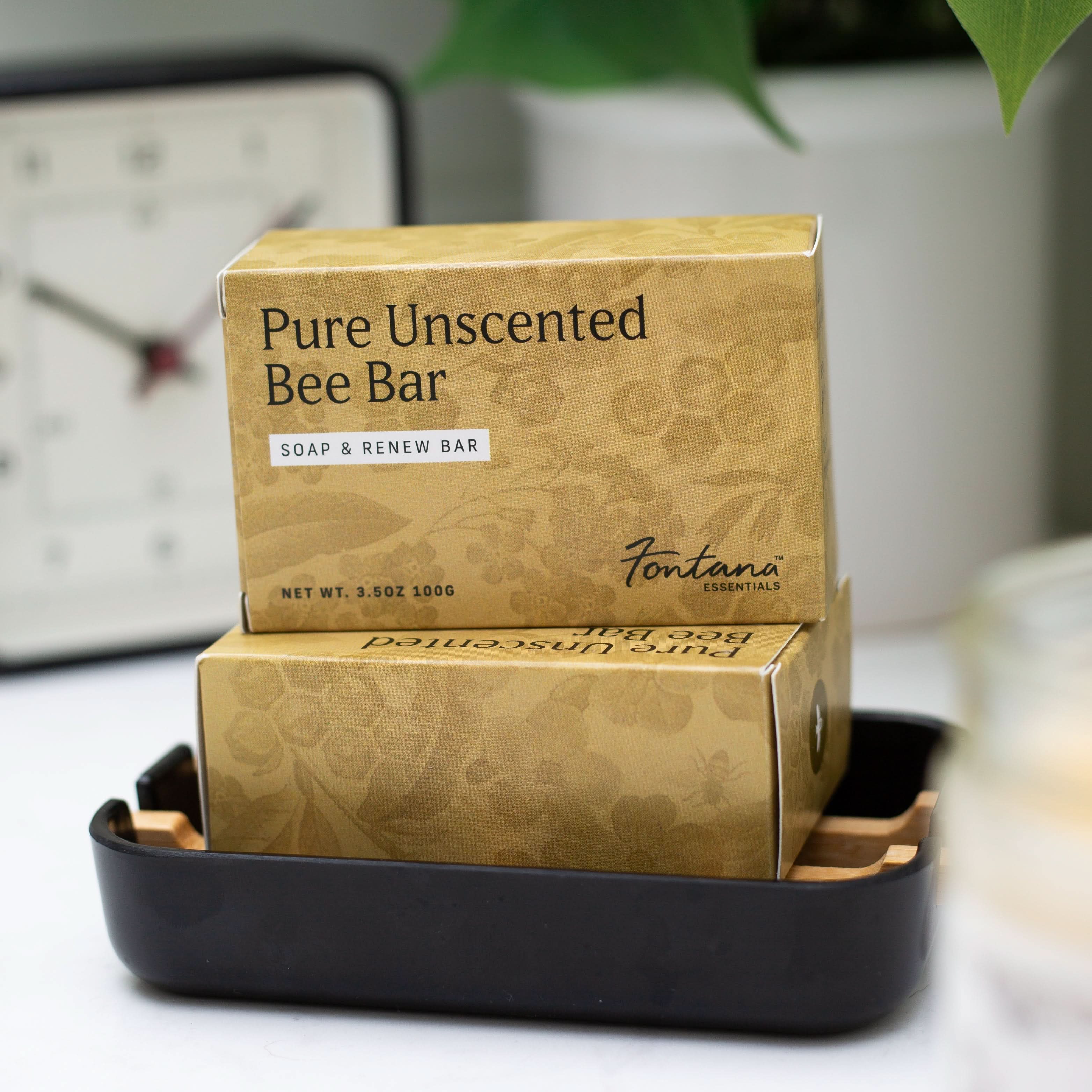 Pure Unscented Bee Bar Soap With Honey - My American Goods