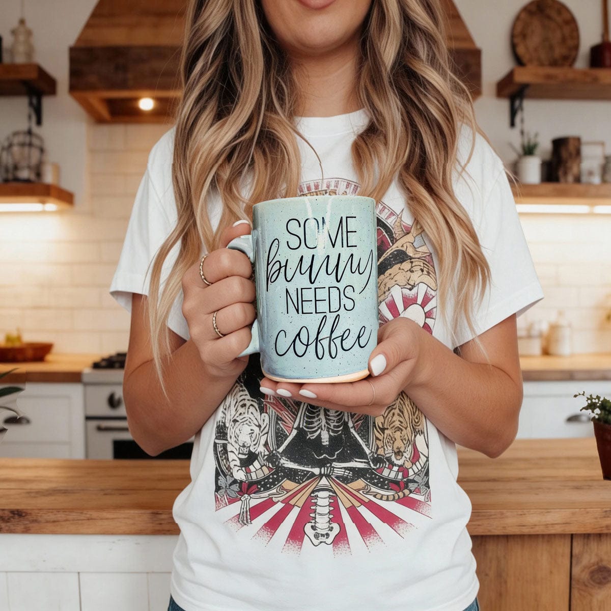 Gia Roma Coffee Mug, Some Bunny 16.23oz