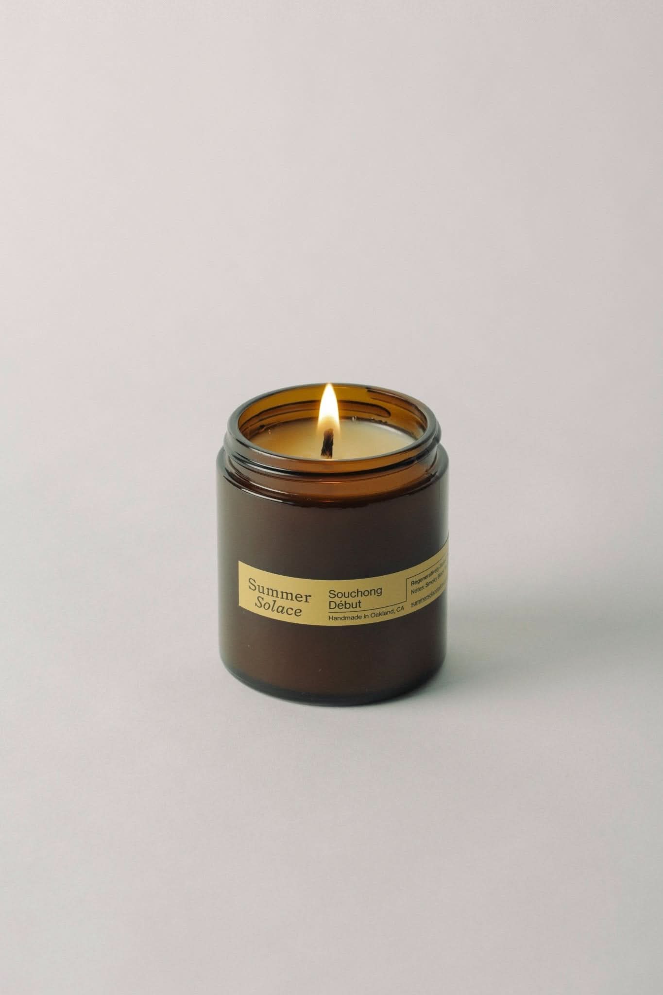 Summer Solace Tallow Tallow Candle Travel Size Souchong Debut – Tallow Travel Candle | Black Tea & Vetiver