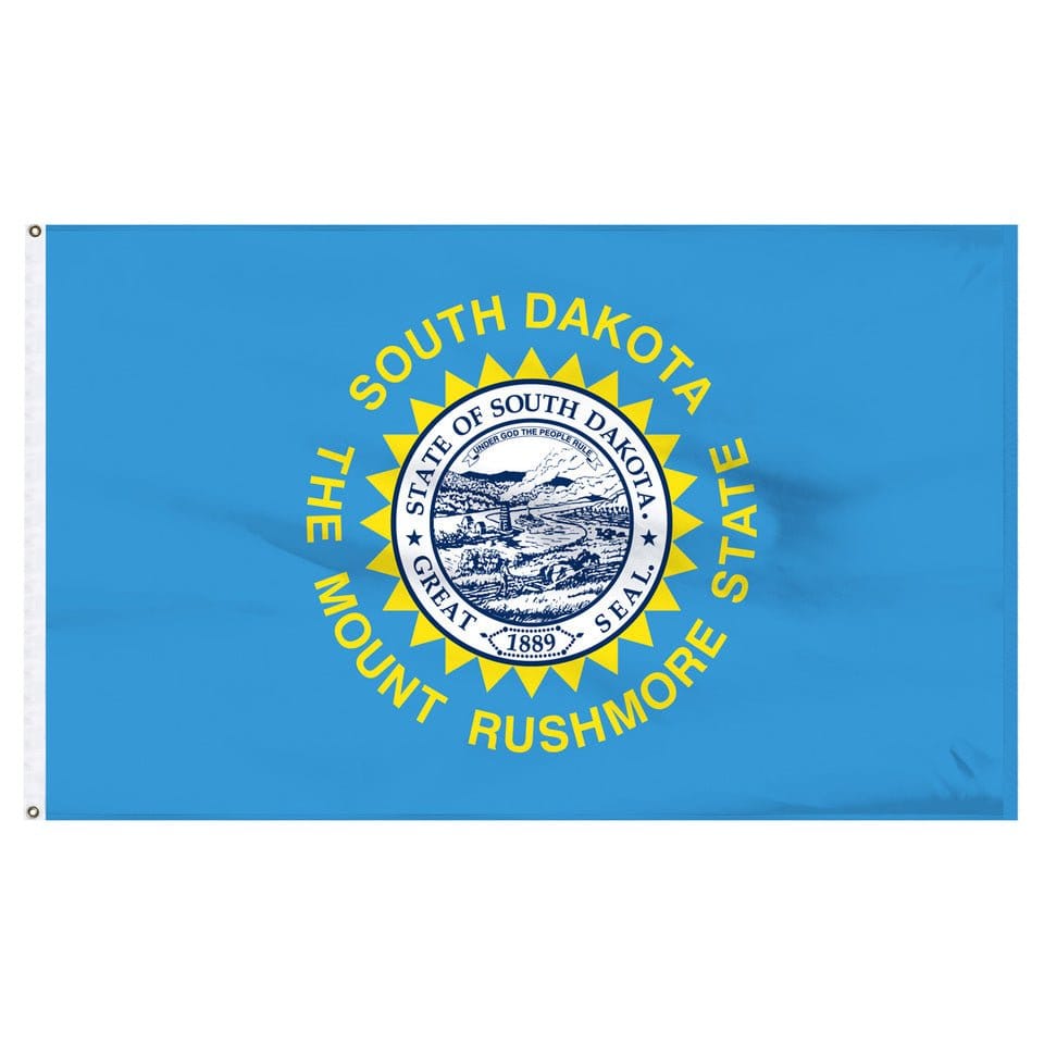 Flags Unlimited USA Nylon State Flags South Dakota