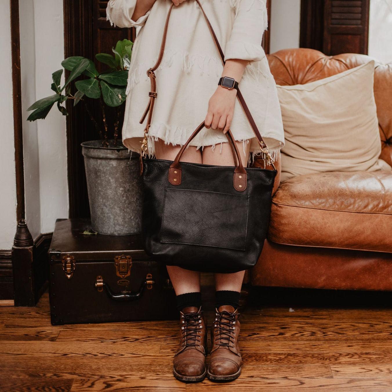 The Local Branch Leather Caravan Bag Daytripper - USA Made