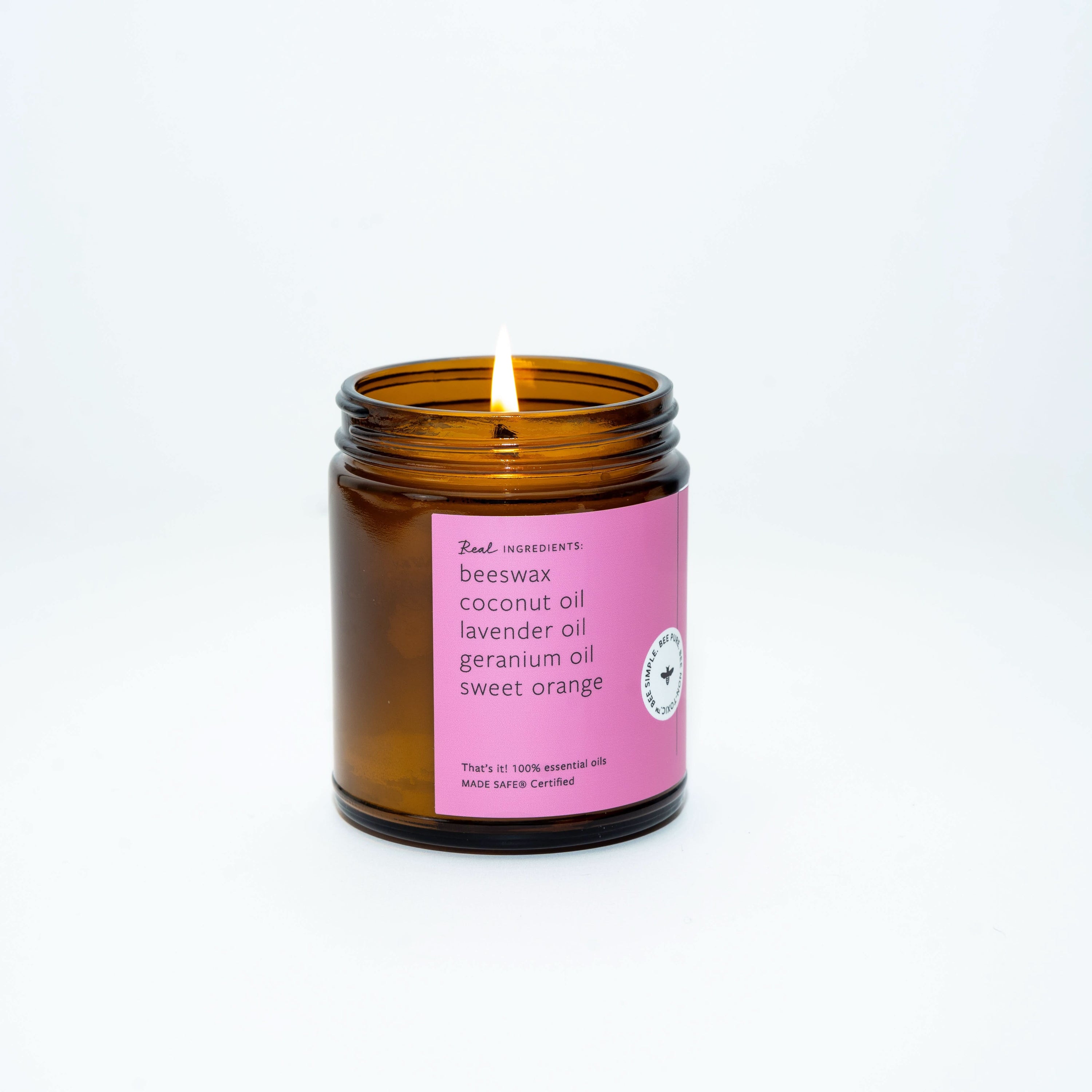 Fontana Candle Co Candles 9 oz Straight Sided Jar Wildflower Citrus Jar Candle