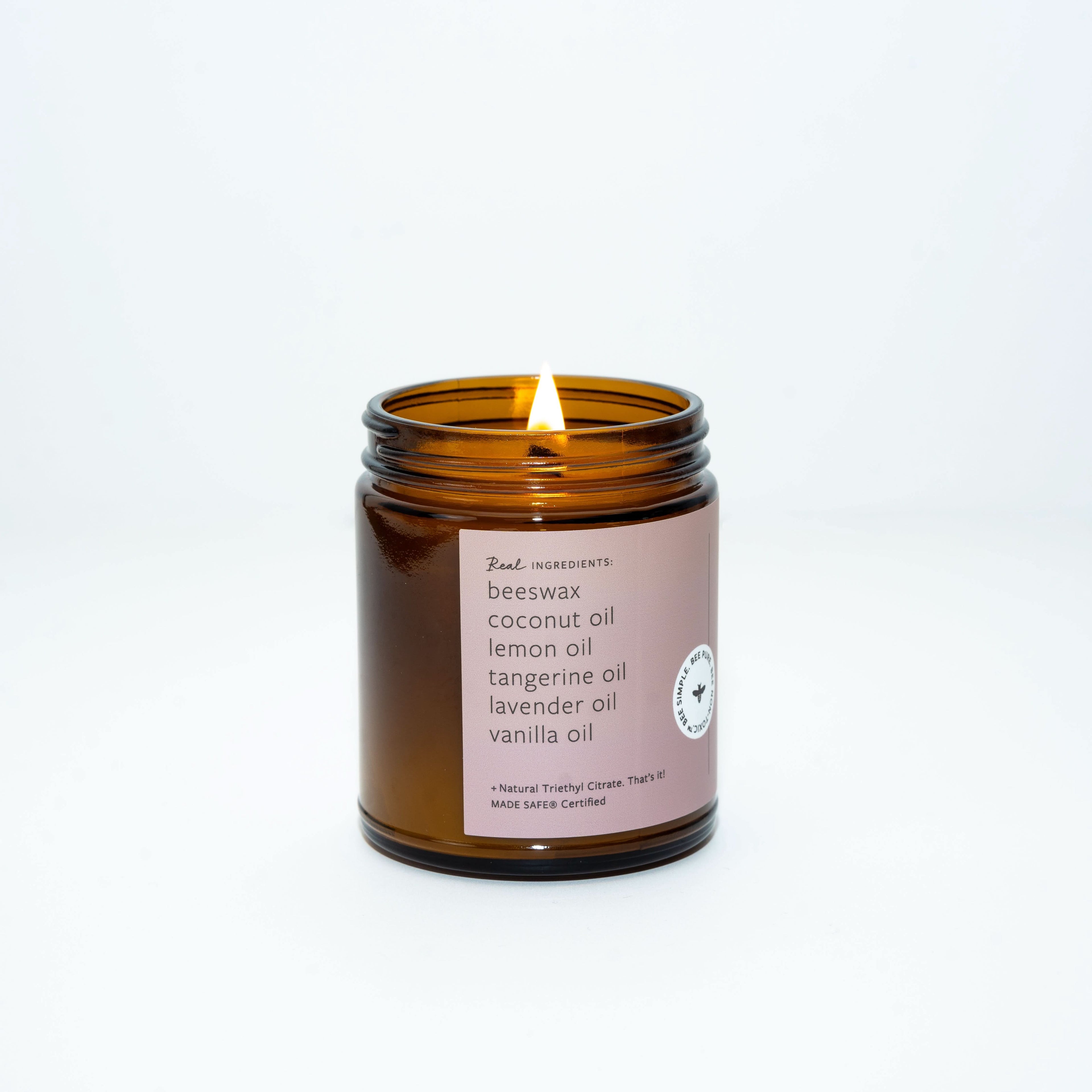 Lavender Vanilla Tangerine Jar Candle - My American Goods