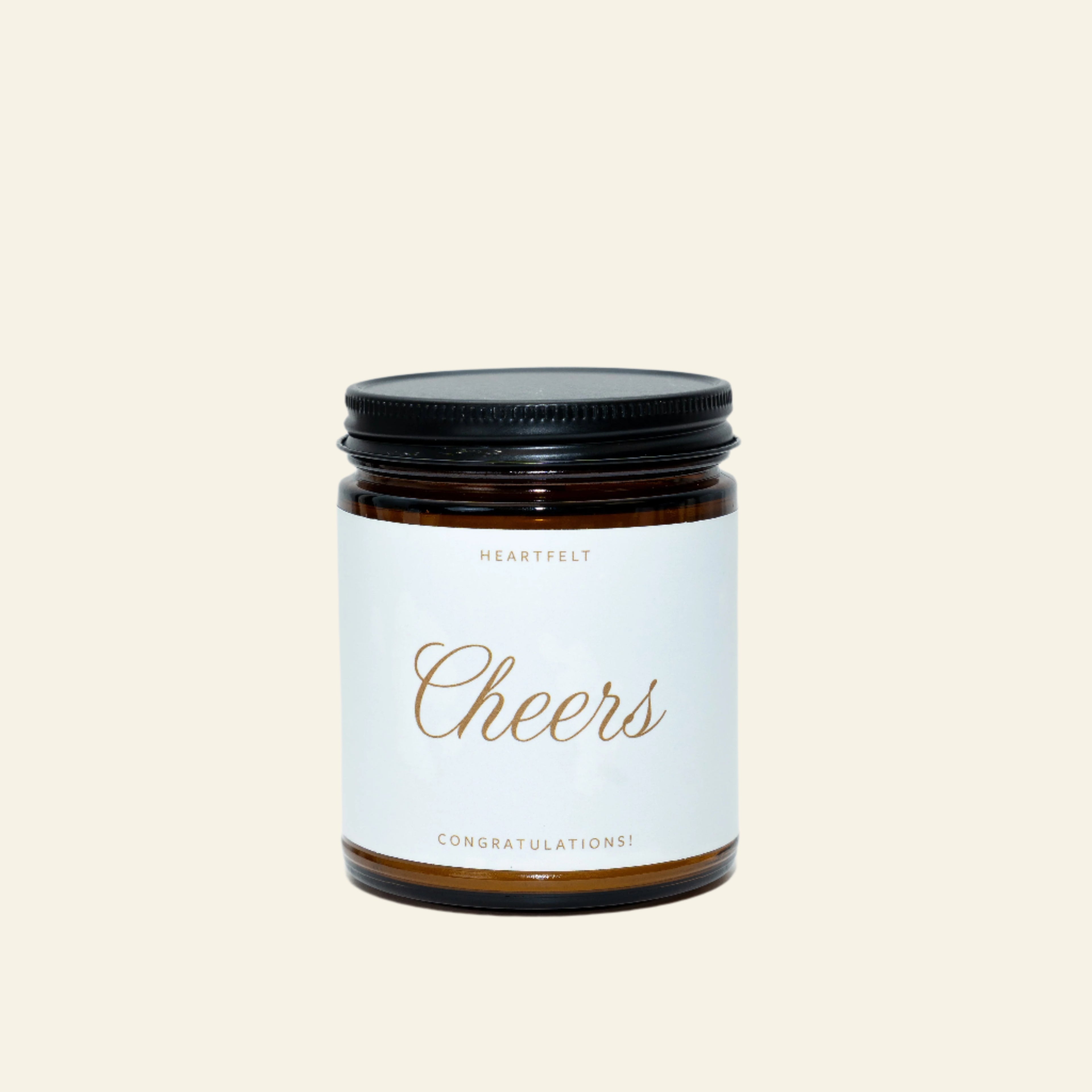 Candle jar with &